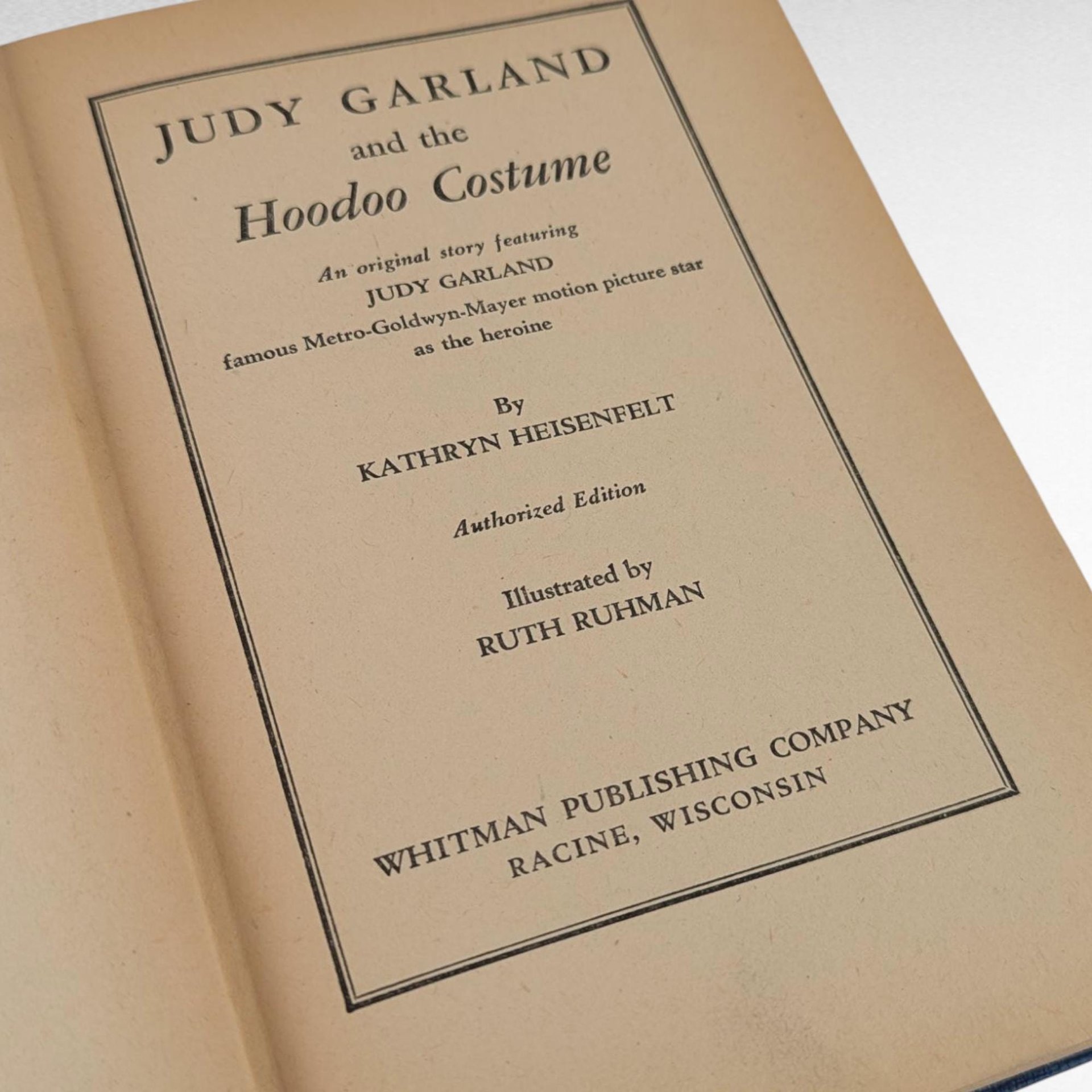1945 Judy Garland Hoodoo Costume, Kathryn Heisenfelt, Vintage Children's Book, Collectible Hollywood, Illustrated Story