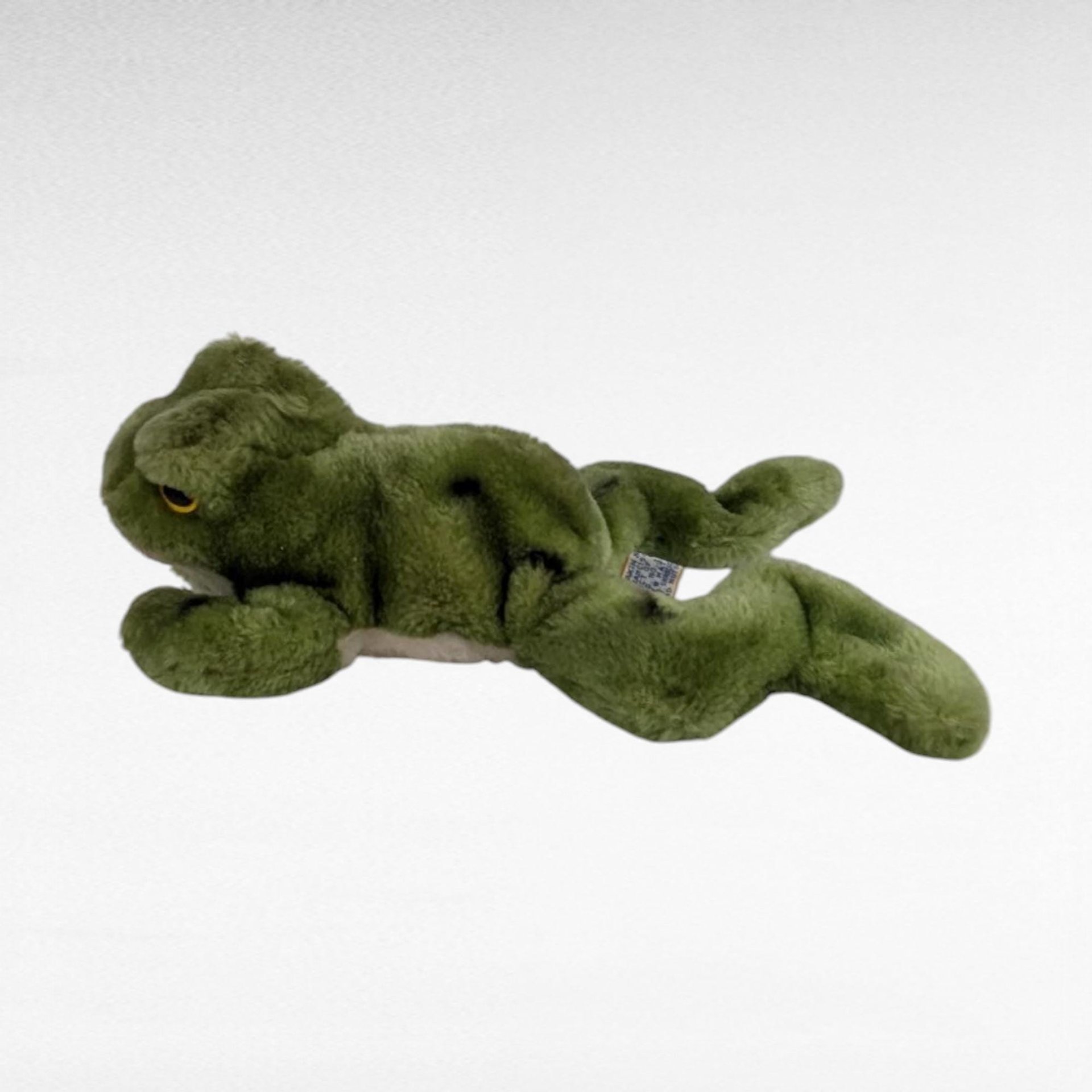 1976 Dakin Plush Spotted Frog, Vintage Stuffed Animal, Collectible Toy, Nature Lover Gift, Kids Room Decor