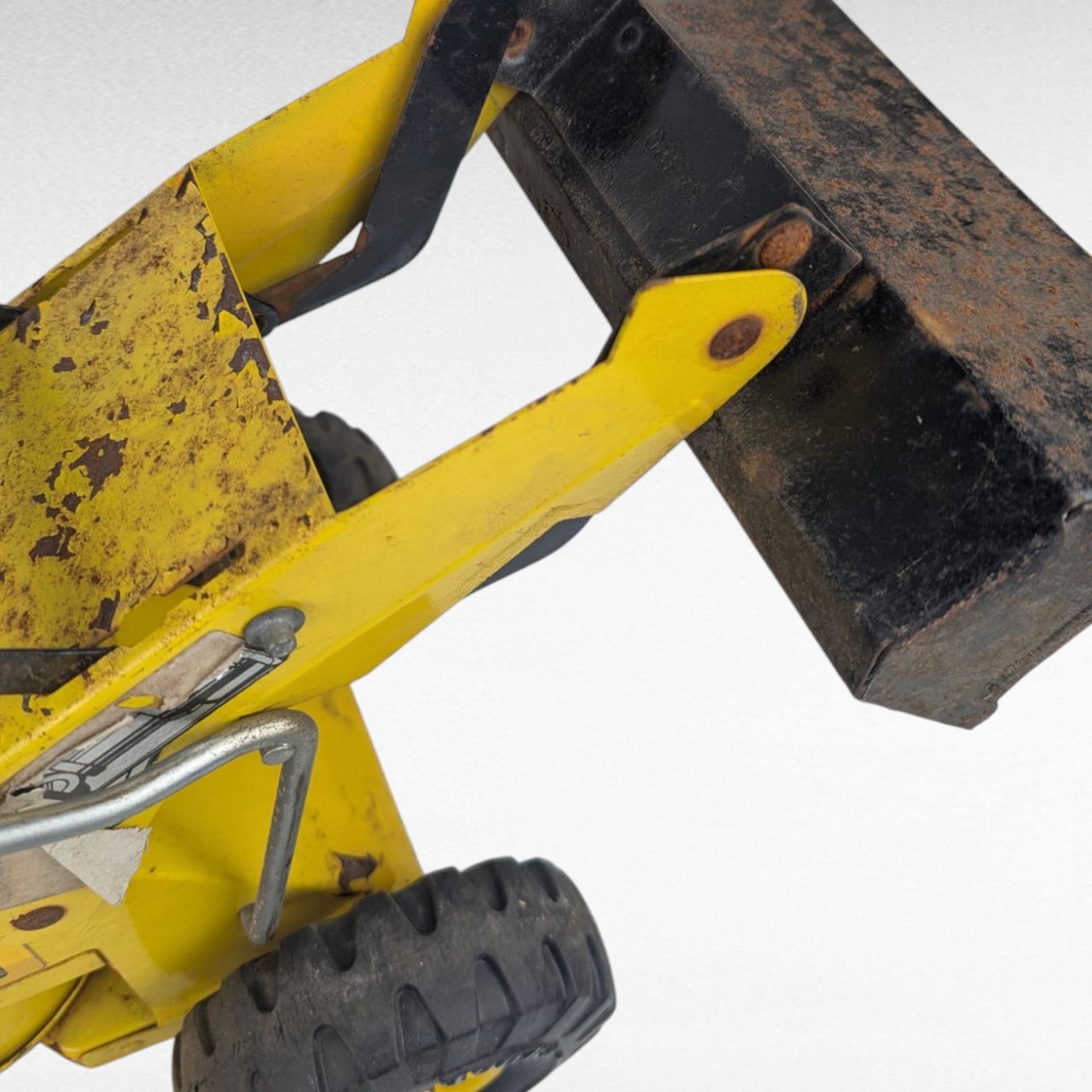 Vintage Yellow Tonka Turbo Diesel Front End Loader Toy, Classic Construction Vehicle, Collector Display, Kids Pretend Play