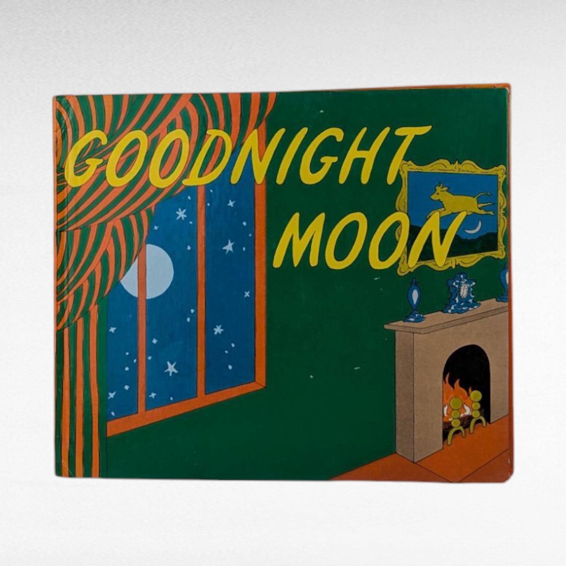 1975 Goodnight Moon Hardcover, Margaret Wise Brown, Clement Hurd Pictures, Vintage Children's Book