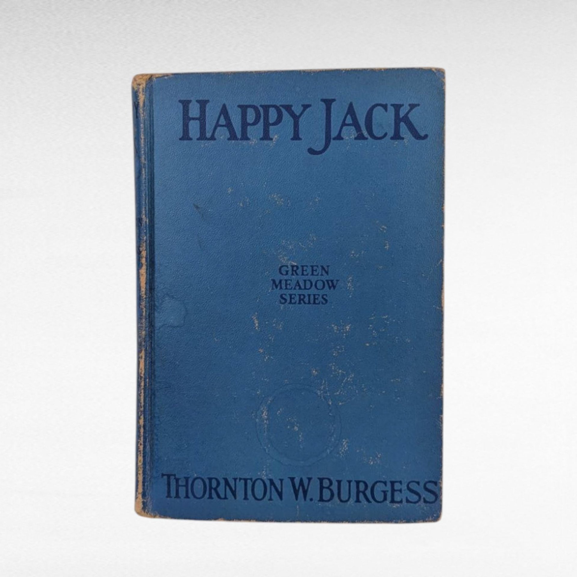 Antique 1918 Happy Jack Book by Thornton Burgess, Illustrated, Children's Story, Green Meadow Series