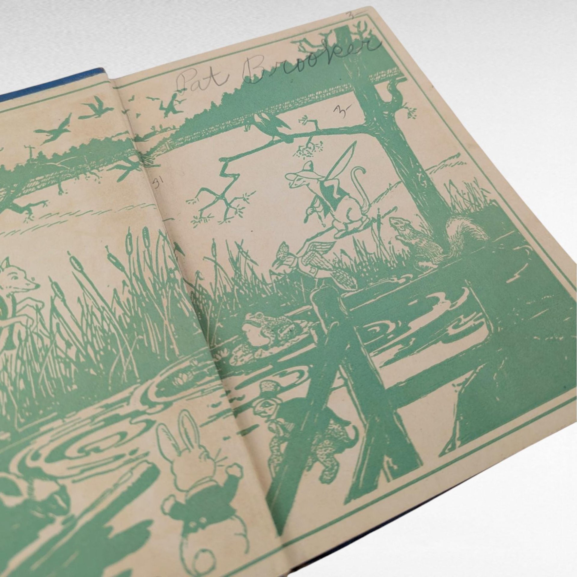 Antique 1918 Happy Jack Book by Thornton Burgess, Illustrated, Children's Story, Green Meadow Series