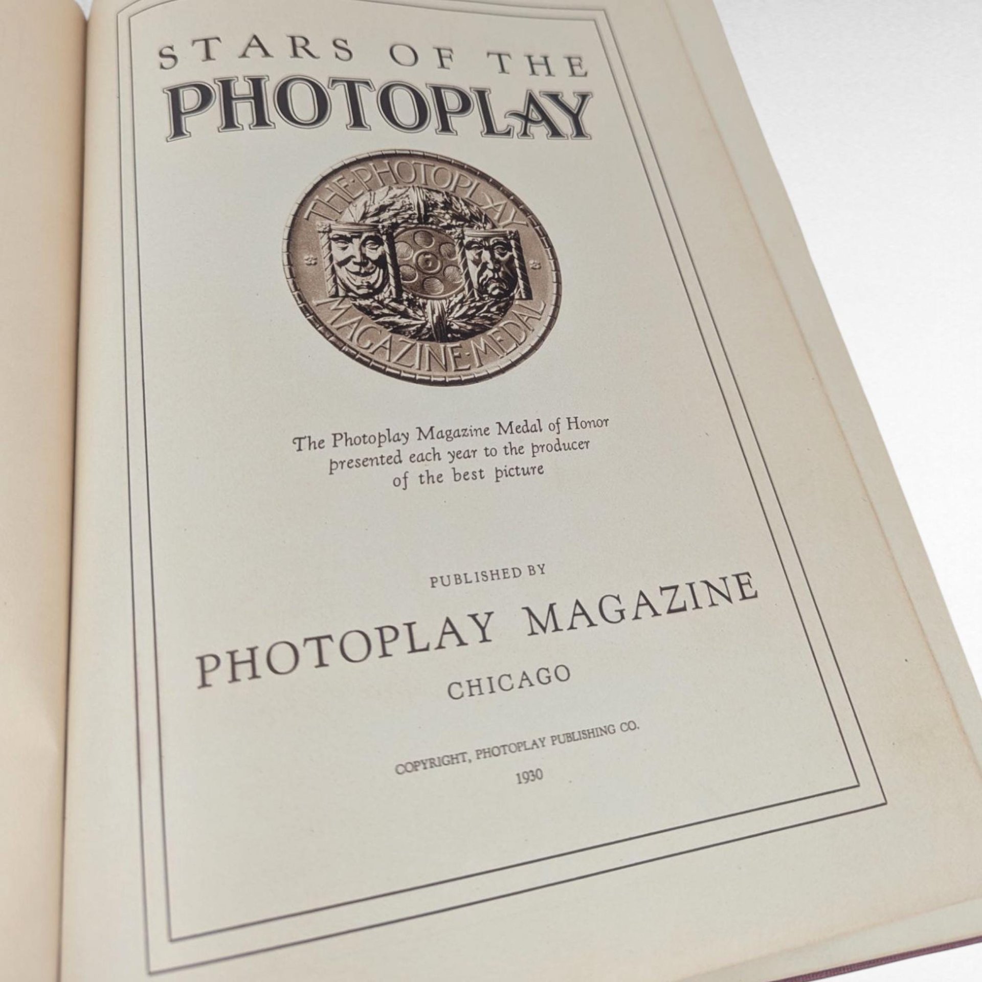1930 Stars of the Photoplay Book, Antique Movie Star Portraits, Vintage Hollywood Memorabilia