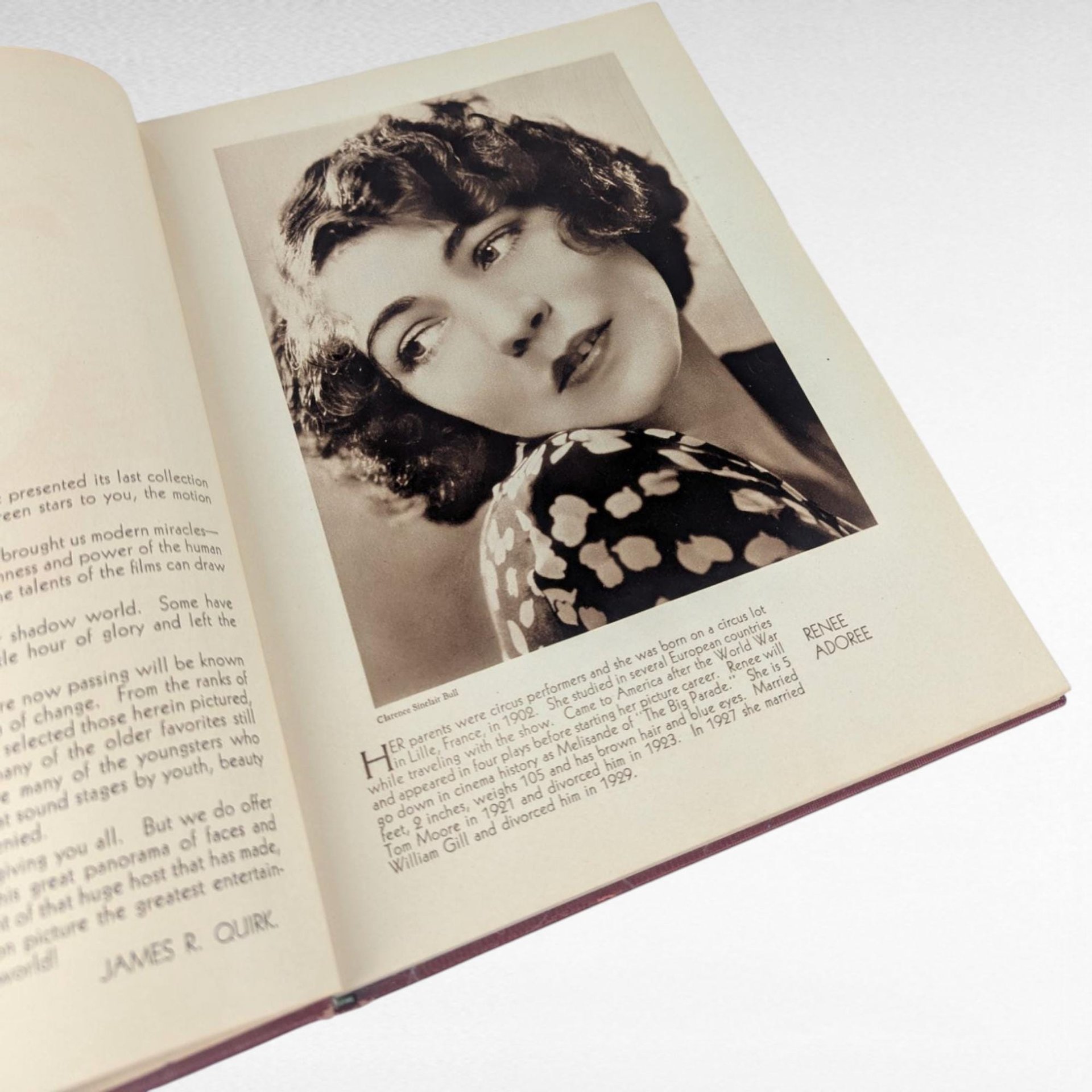 1930 Stars of the Photoplay Book, Antique Movie Star Portraits, Vintage Hollywood Memorabilia