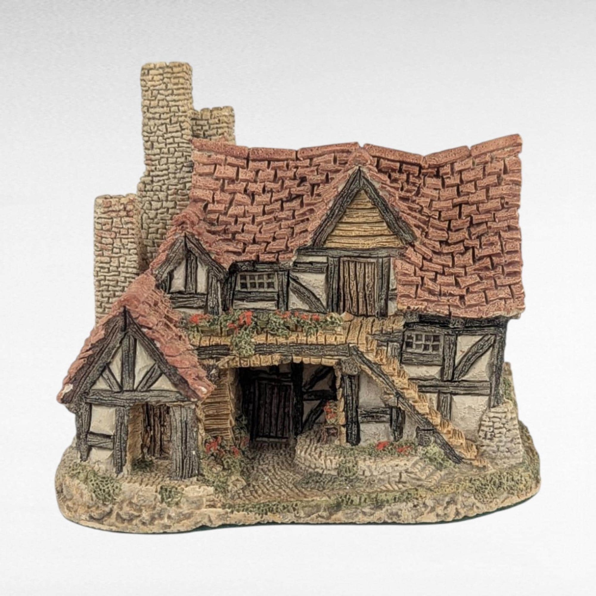 1983 David Winter The Bothy Figurine, Vintage English Village Cottage Sculpture, Collectible Home Decor Gift