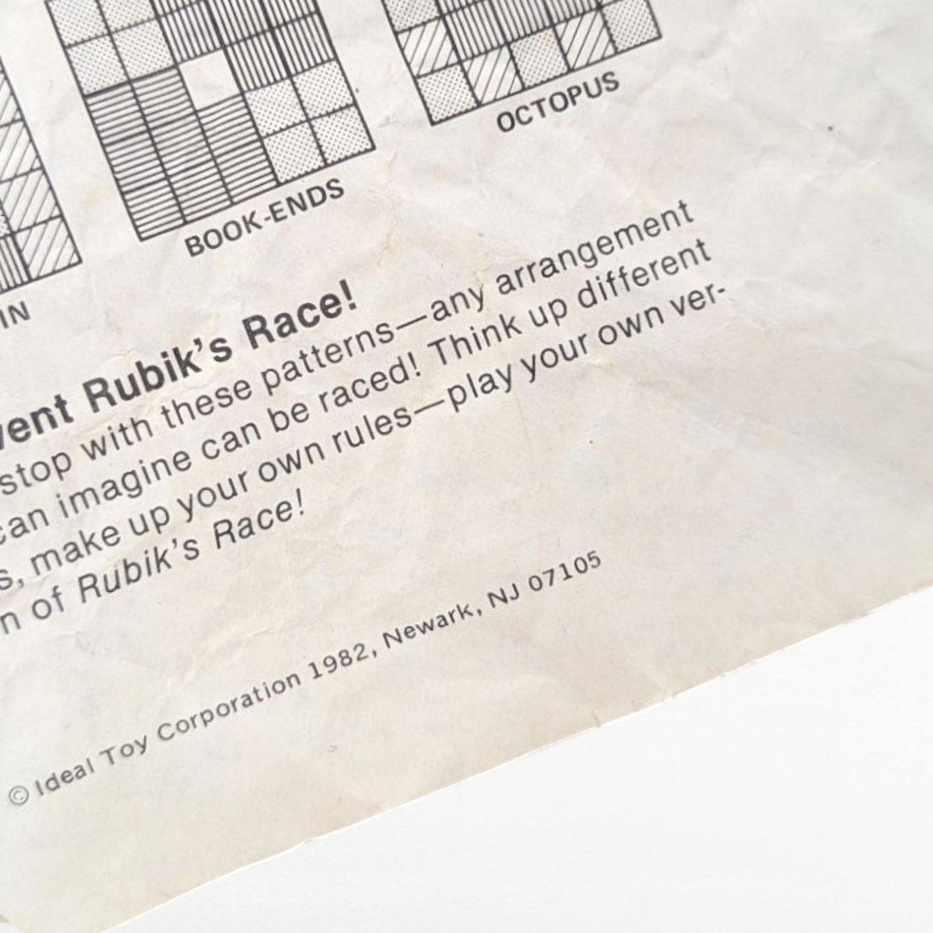 Vintage 1982 Ideal Rubik's Race Game, Complete Fast-Paced 2-Player Puzzle Challenge, All Pieces