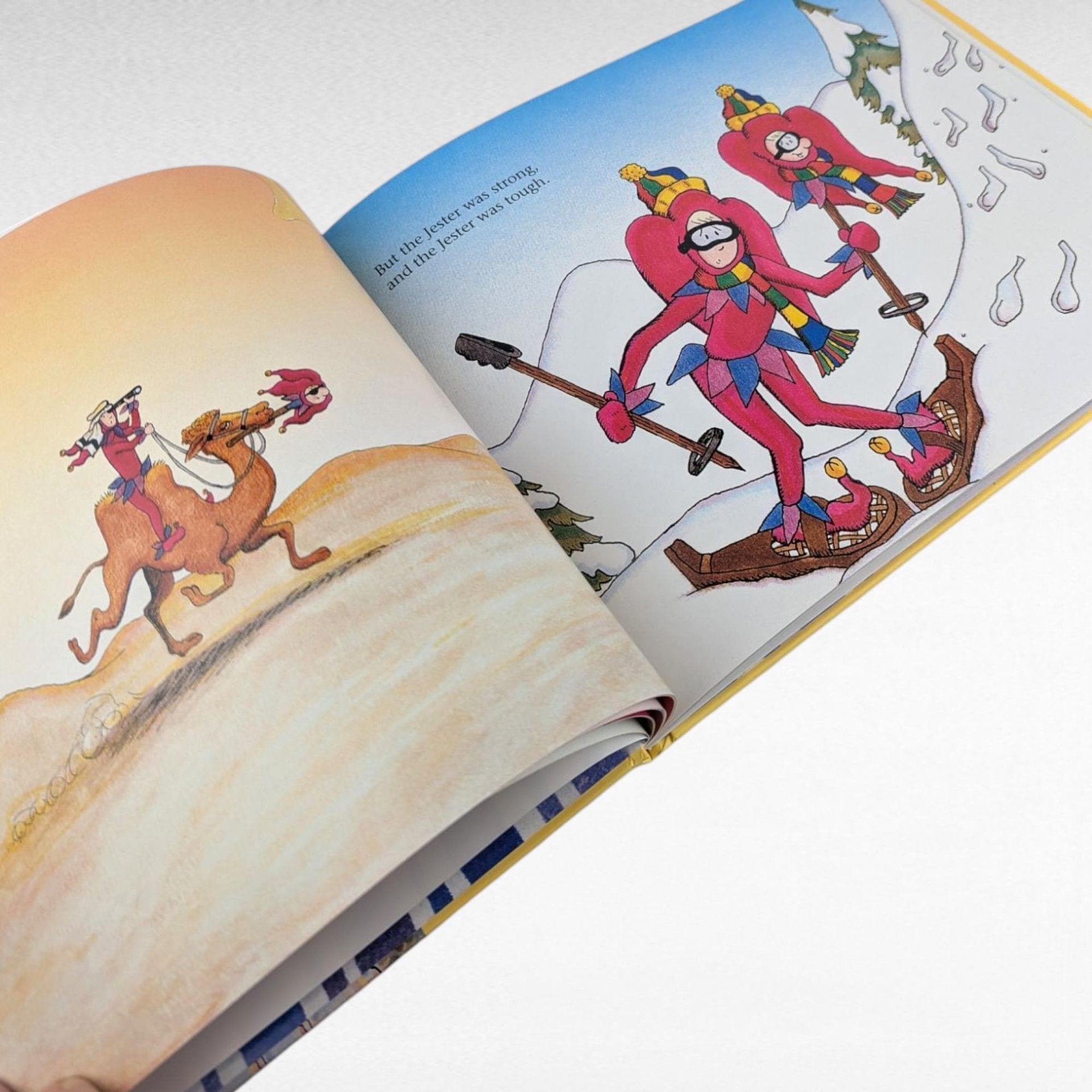 1995 Jester Has Lost His Jingle Book, David Saltzman, Maurice Sendak Afterword, Vintage Children's Story, Gift for Kids