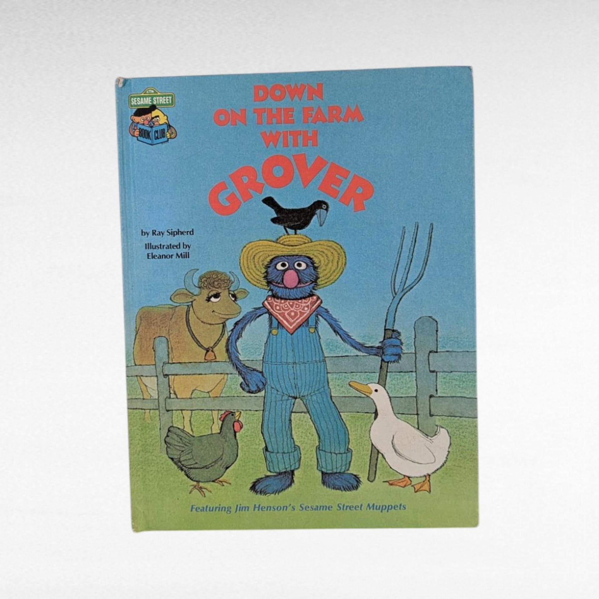 Vintage Sesame Street Book, 1980s Hardcover, Choose Your Title, Jim Henson, Kids Book, Nursery Decor