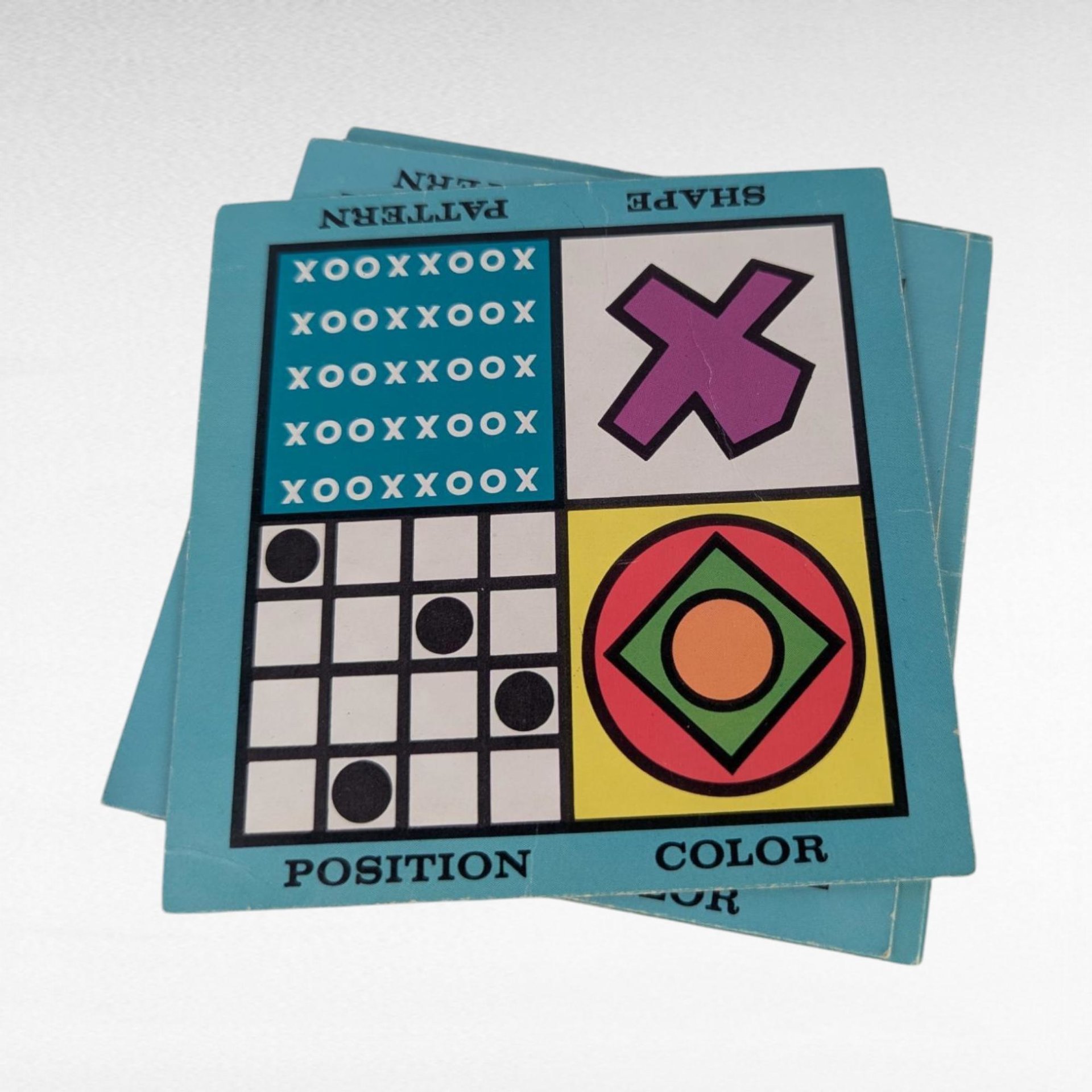 Vintage 1970 Parker Brothers Scan Game, Complete Split-Second Matching Game, 70s Family Game Night Collectible