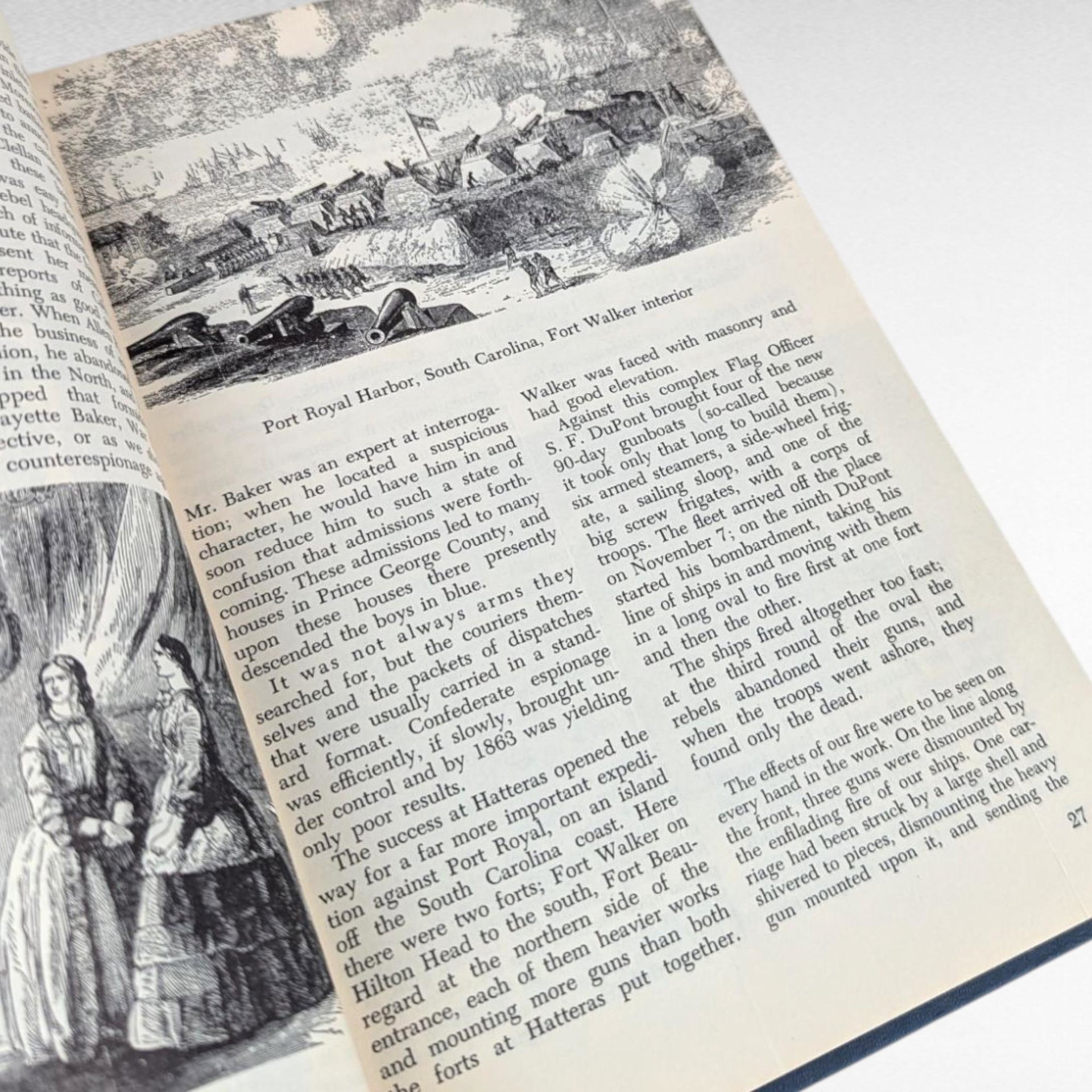 1955 Civil War in Pictures Hardcover, Fletcher Pratt History Book, Vintage US History Gift, Illustrated Civil War Era