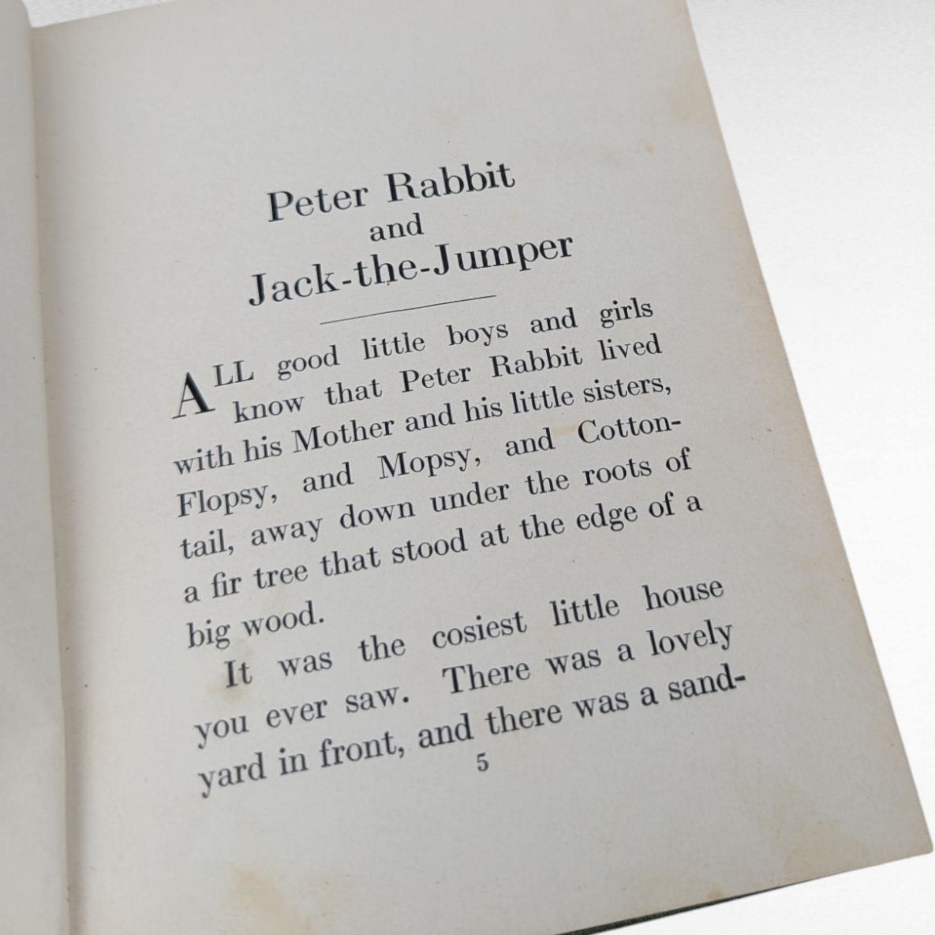 1935 Peter Rabbit Jack the Jumper, Linda Stevens Almond, Illustrated Vintage, Childrens Book, Hardcover