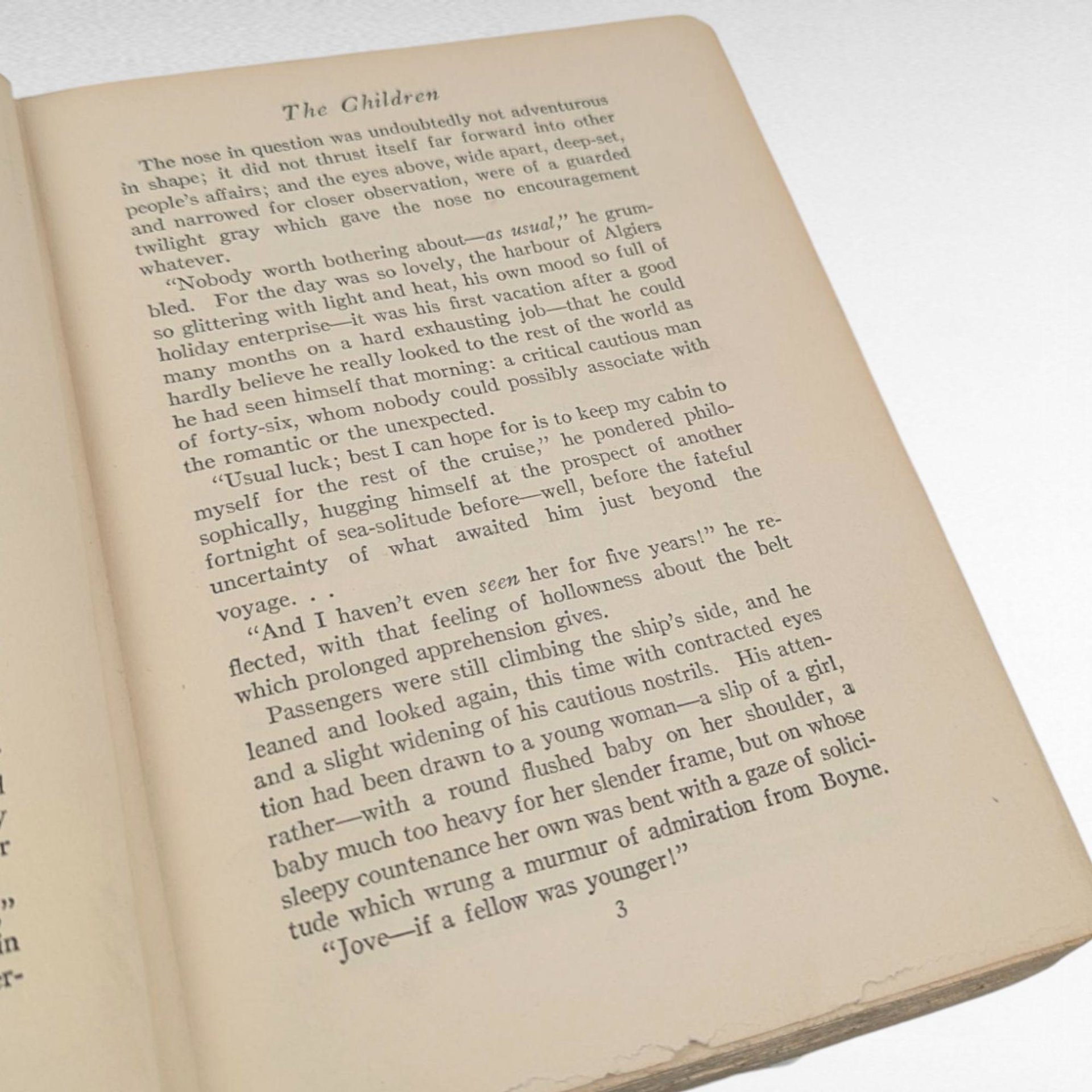 1928 The Children, Edith Wharton, First Printing, Hardcover Vintage Novel, Classic Literature