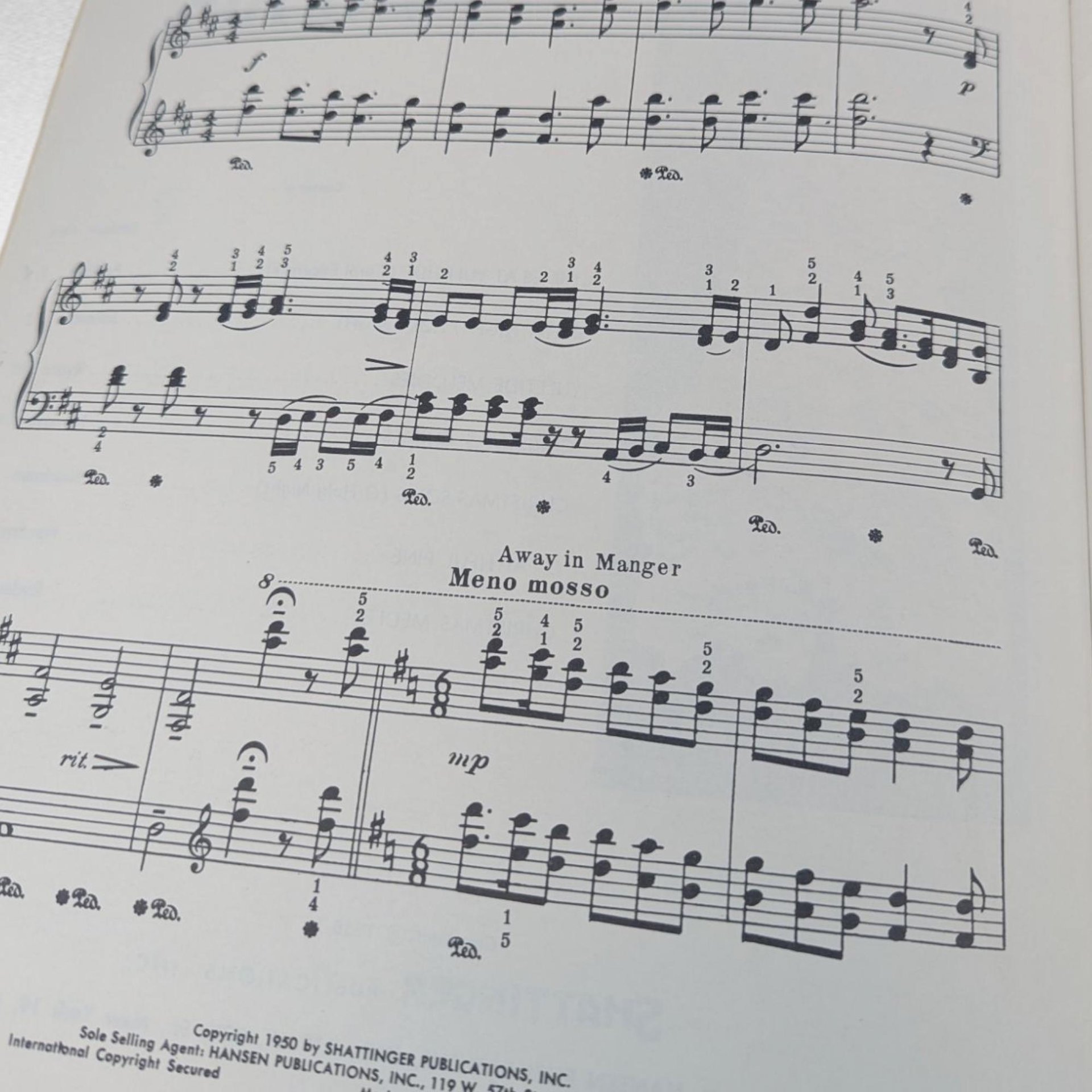 Vintage 1958 Christmas Music Book Set, Softcover Piano Sheet Music, Holiday Song Collection, Gift for Musician, Festive Music Decor