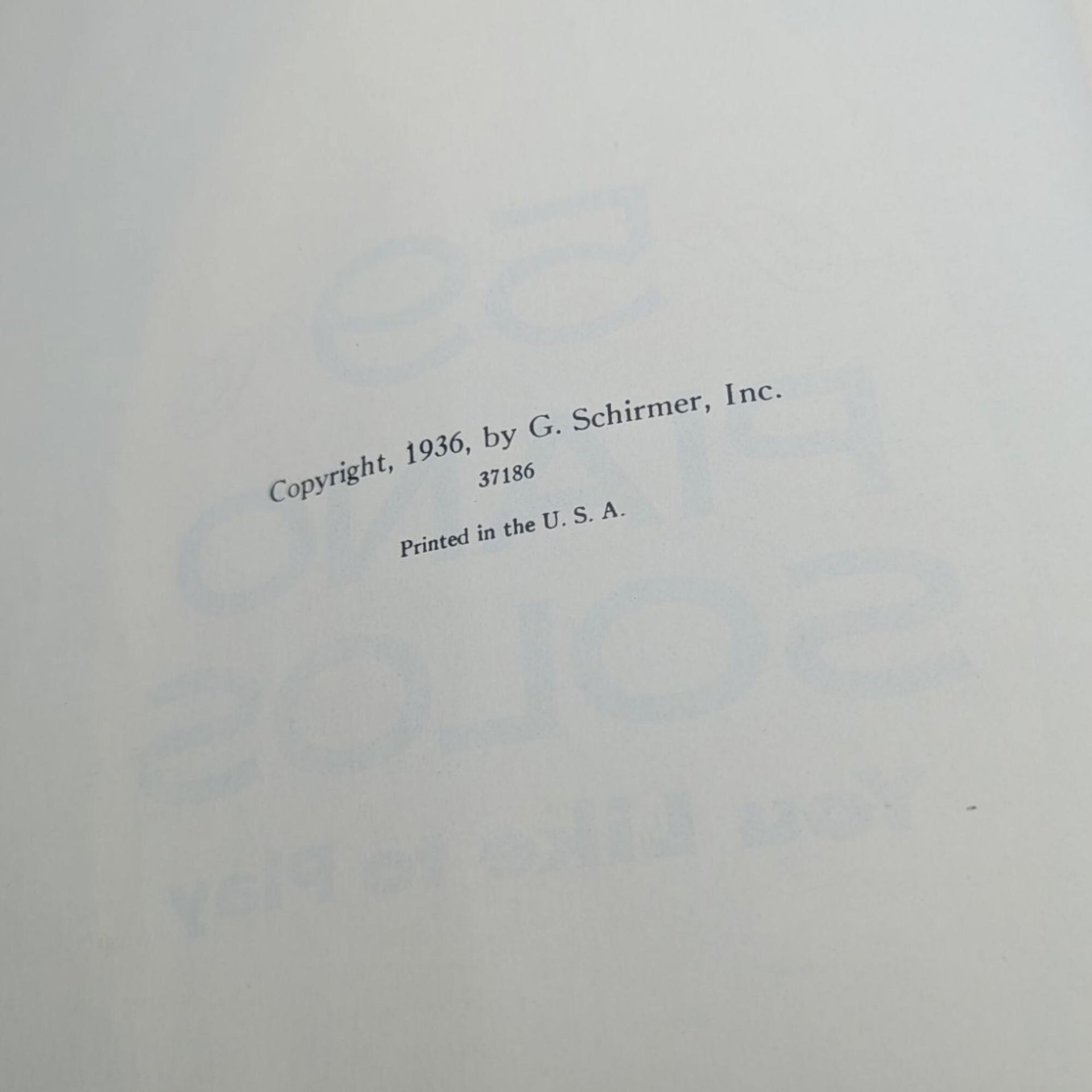 1936 Piano Solos Sheet Music Book, Vintage G. Schirmer Collection, 59 Easy to Play Pieces, Gift for Pianist