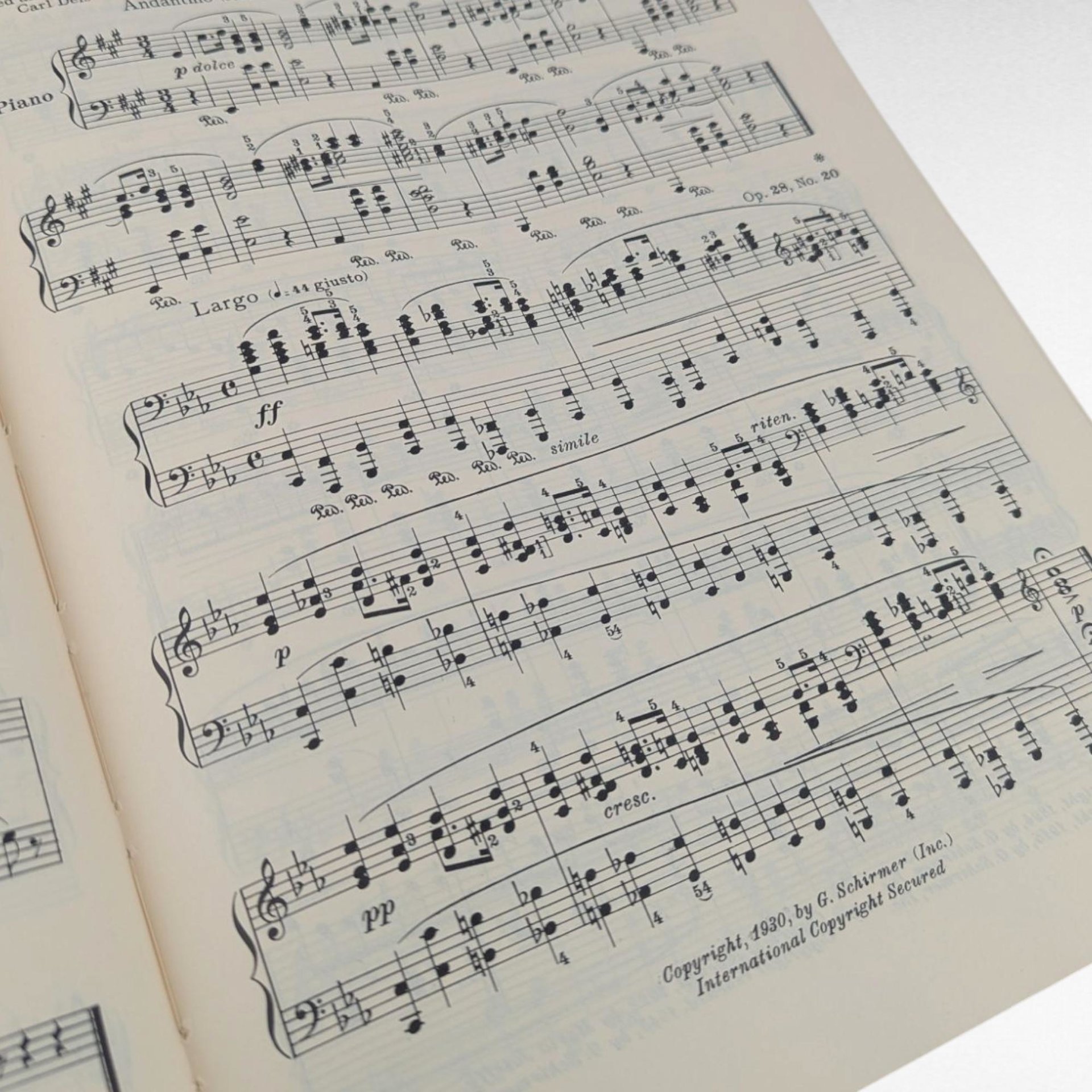 1936 Piano Solos Sheet Music Book, Vintage G. Schirmer Collection, 59 Easy to Play Pieces, Gift for Pianist