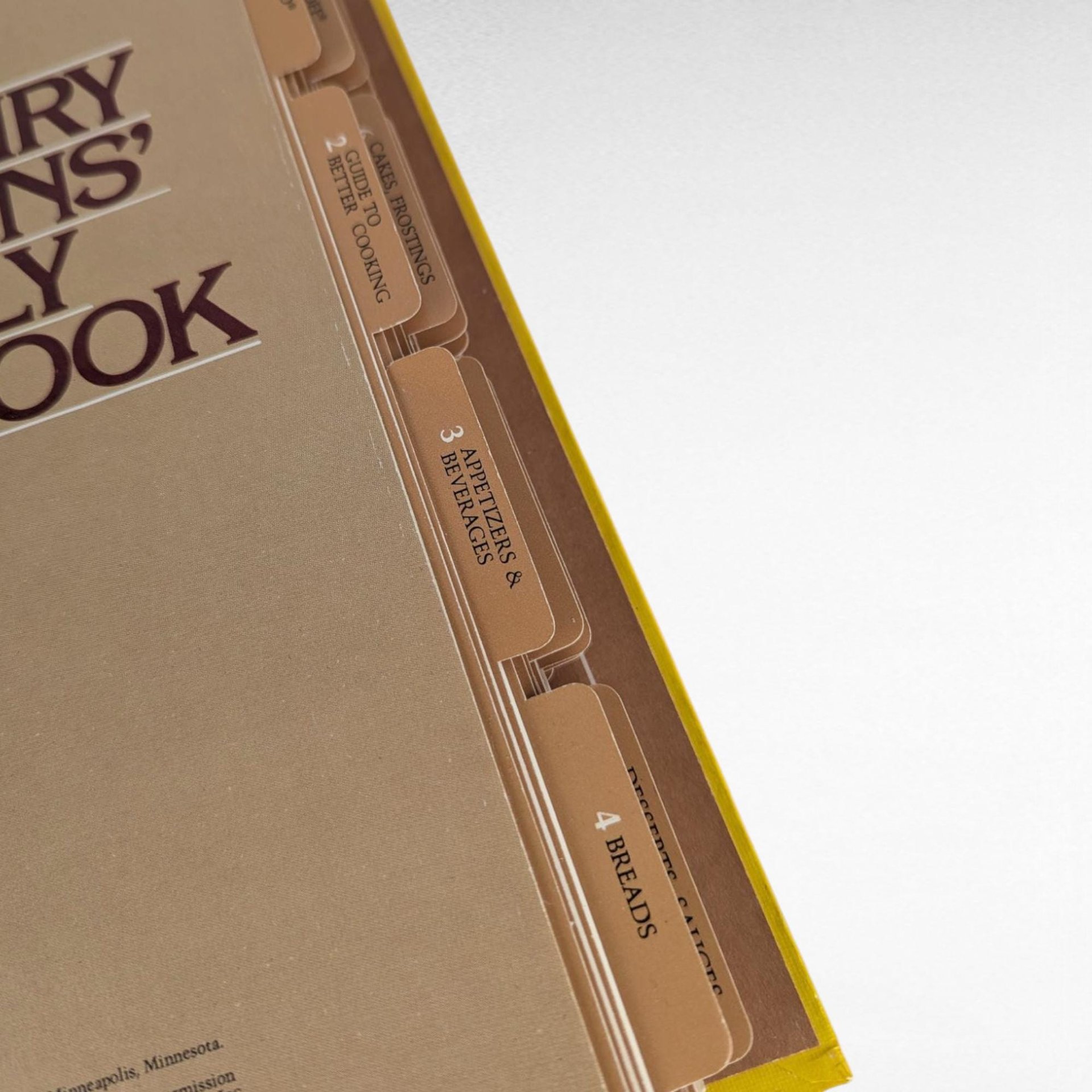 1979 Pillsbury Kitchens' Family Cookbook, Vintage Hardcover Recipe Book, Three Ring Binder Cookbook, Baking Gift, Cooking Inspiration