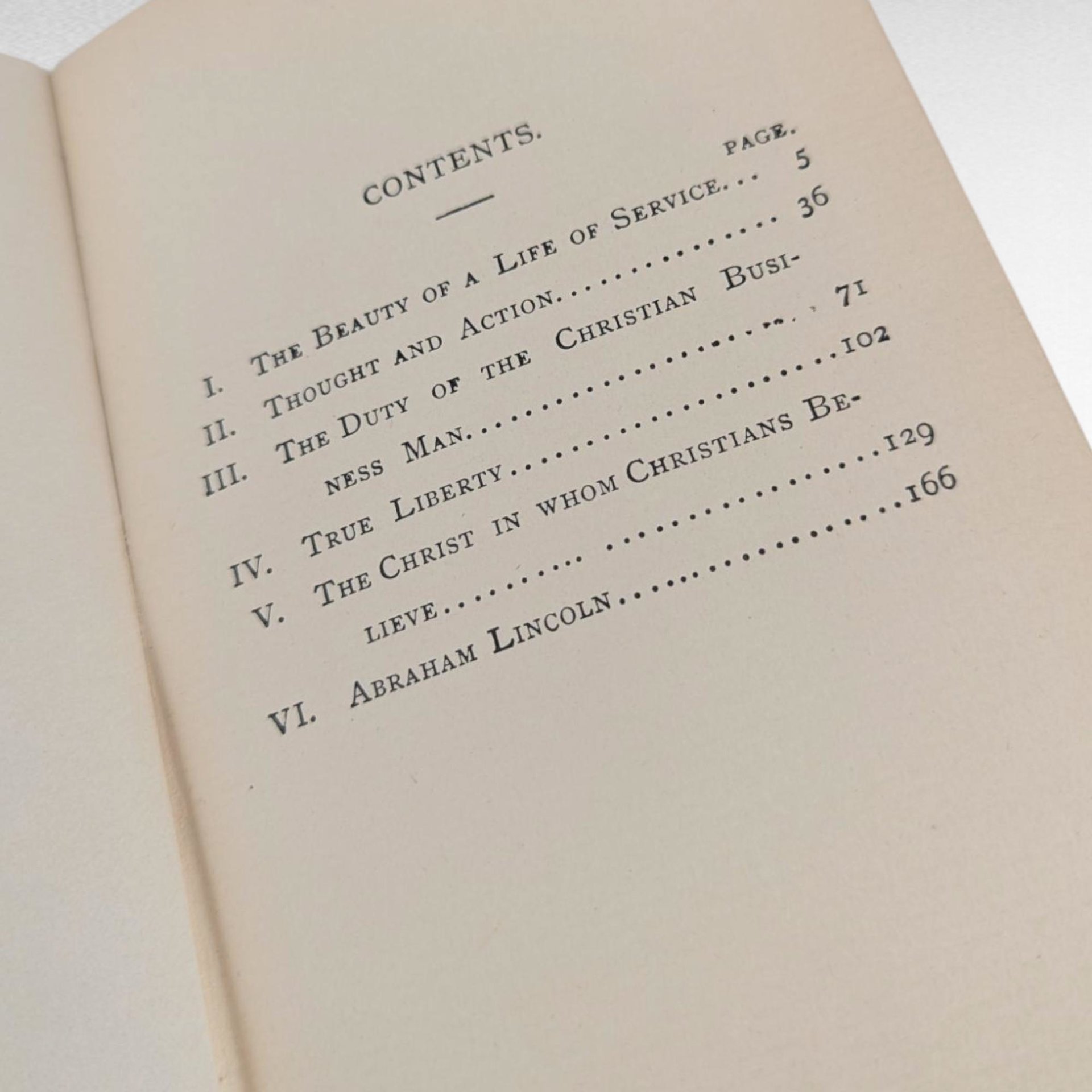 Antique Addresses - Phillips Brooks - Hardcover Book - H.M. Caldwell - Inspirational Gift