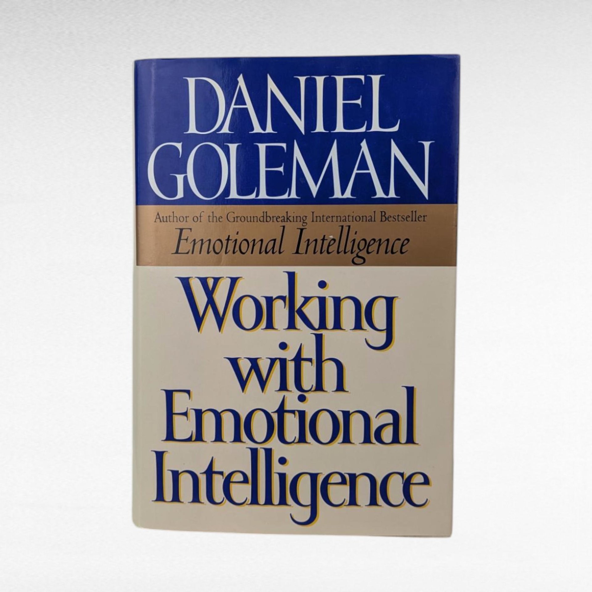 1998 Emotional Intelligence Book, Daniel Goleman, Hardcover, Business Psychology, Leadership Skills, Career Development Gift