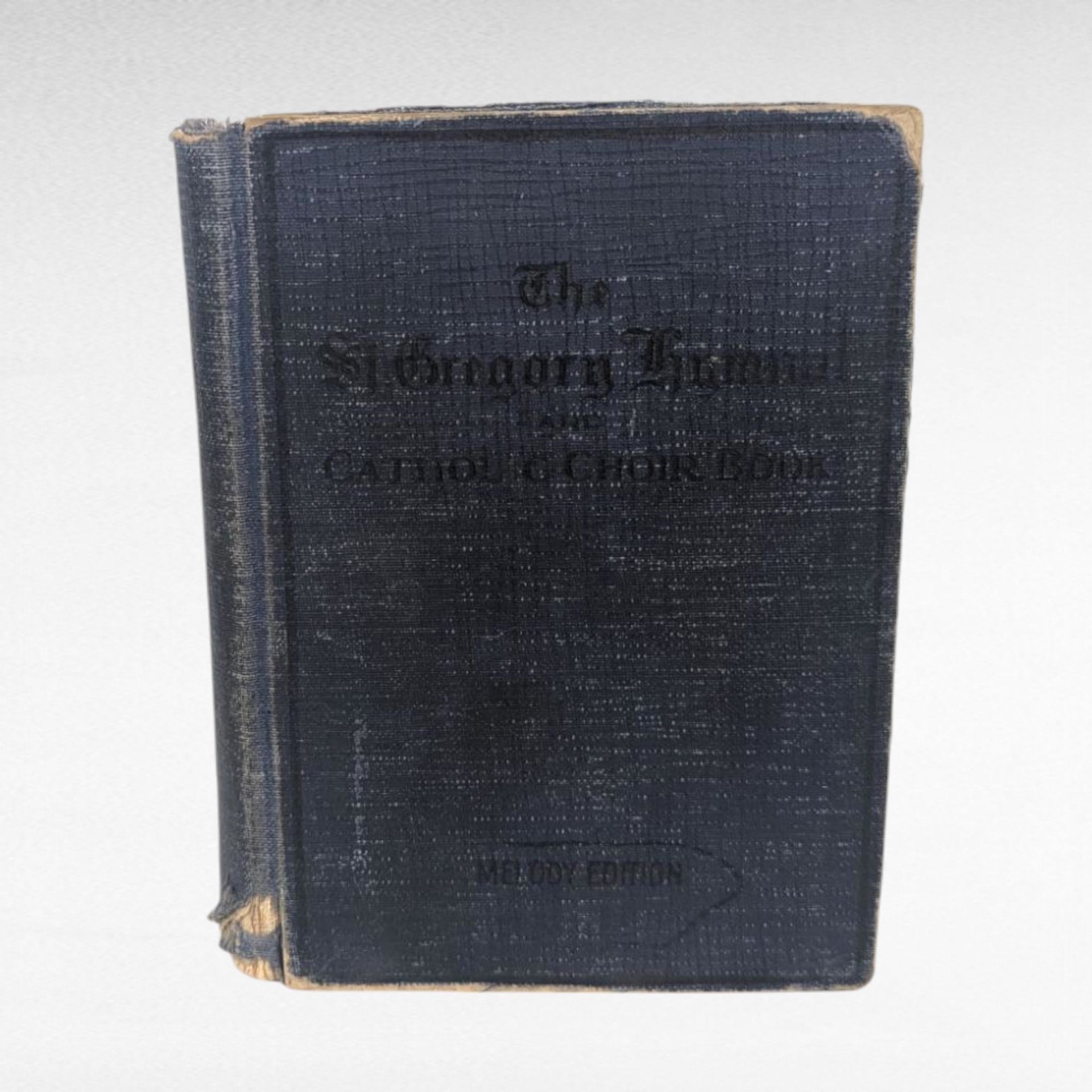 Antique 1920 St Gregory Hymnal Catholic Choir Book, Melody Edition, Vintage Church Music, Liturgical Songbook
