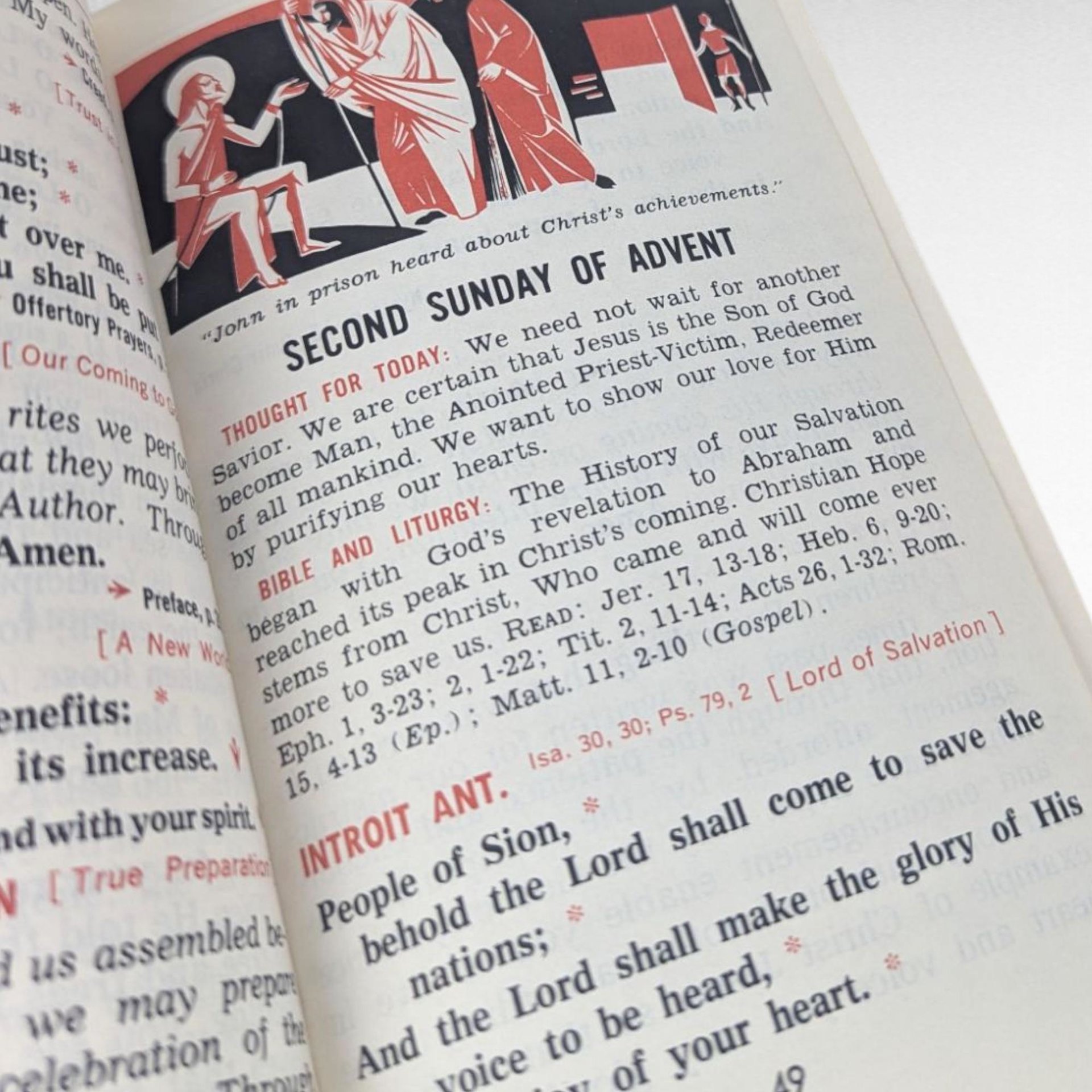 Vintage 1968 New Saint Joseph Sunday Missal Hymnal, Catholic Mass Book, English Liturgy, Vatican II Era