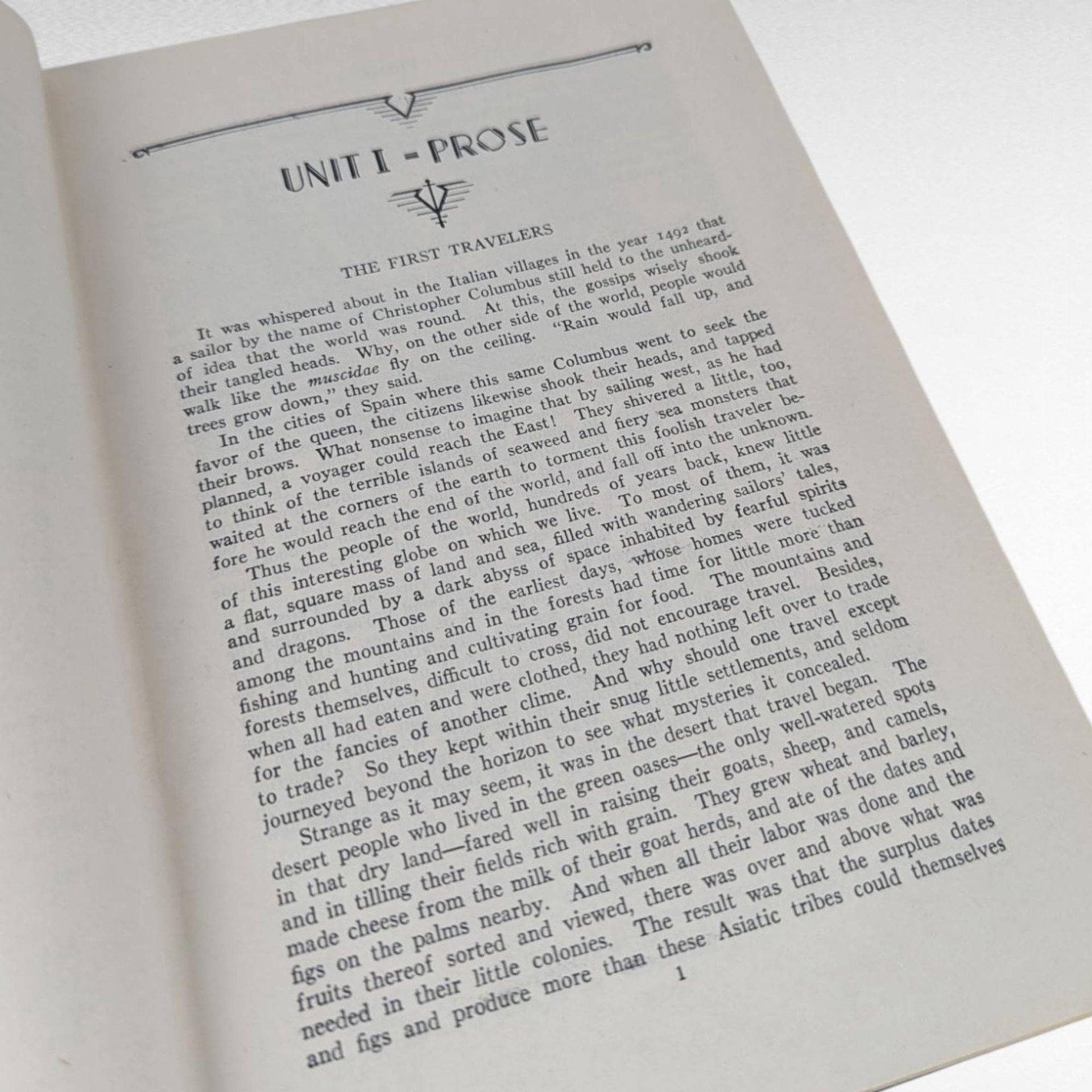 Vintage 1939 Prose and Poetry Journeys Hardcover, The New Series, Classic Literature Anthology, Pre-War Era School Book