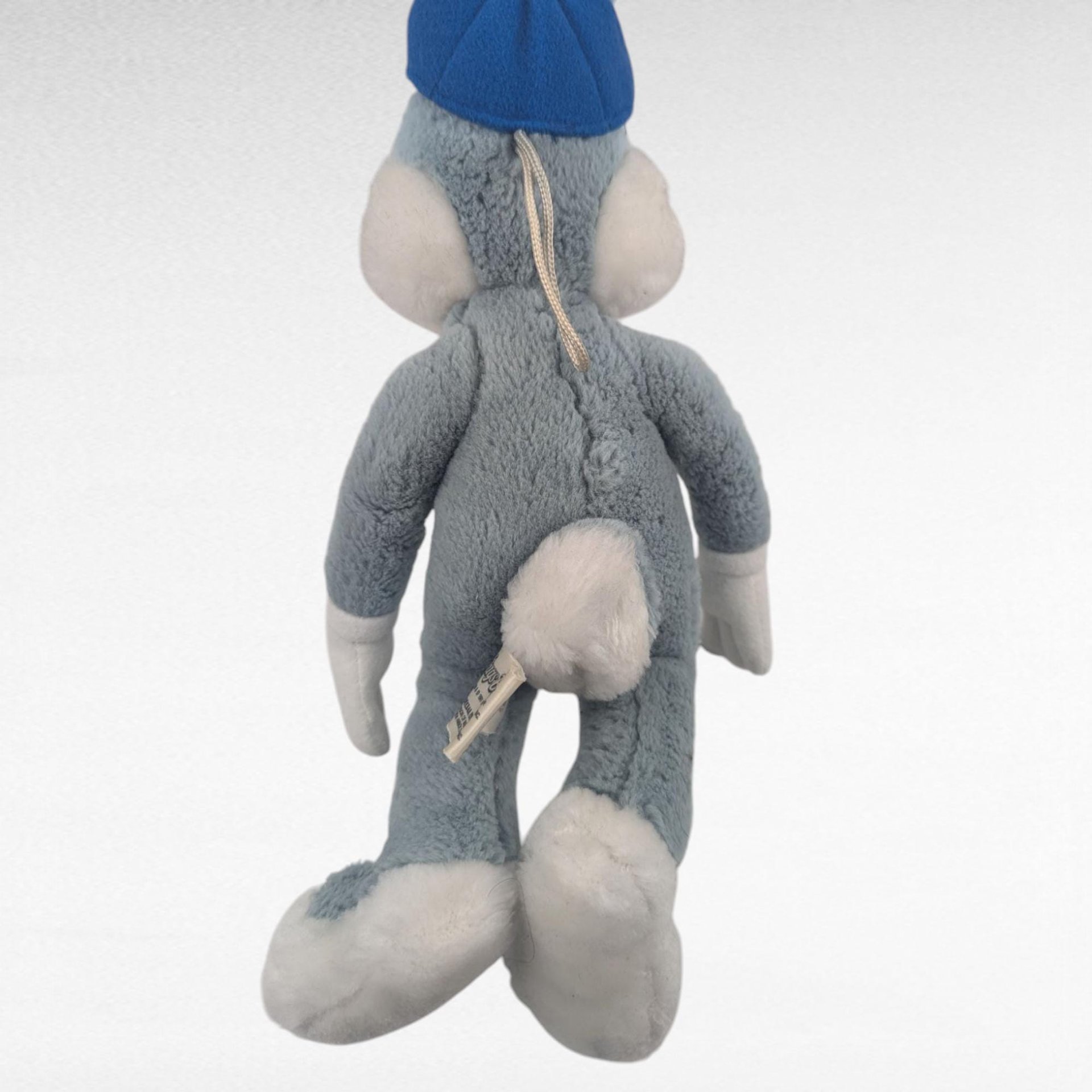 Vintage 1991 Bugs Bunny Plush with Blue Hat, 15.5 Inch Looney Tunes Stuffed Animal Toy, 90s Cartoon Collectible