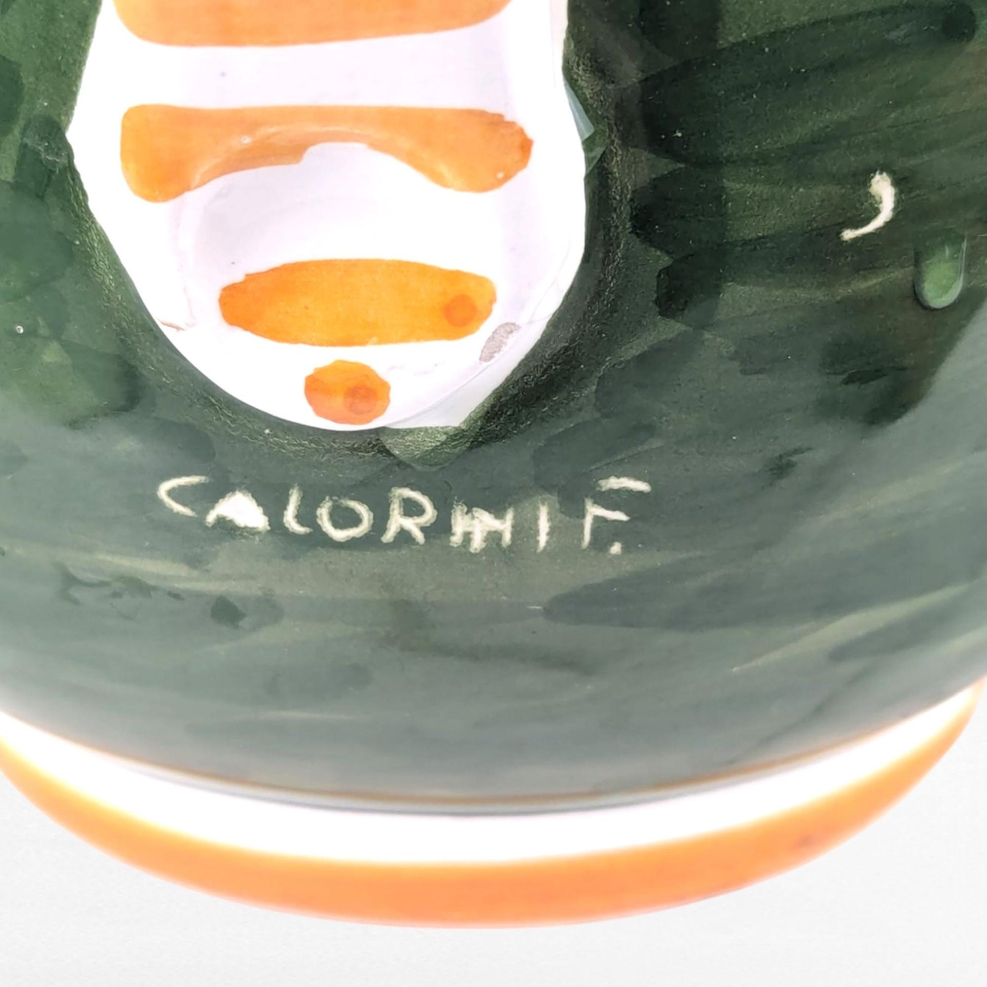 Vintage Italian Pottery Vino Pitcher, Hand Painted Ceramic Wine Carafe with Grape Motif, Made in Italy, Tuscan Kitchen Decor, Rustic Barware