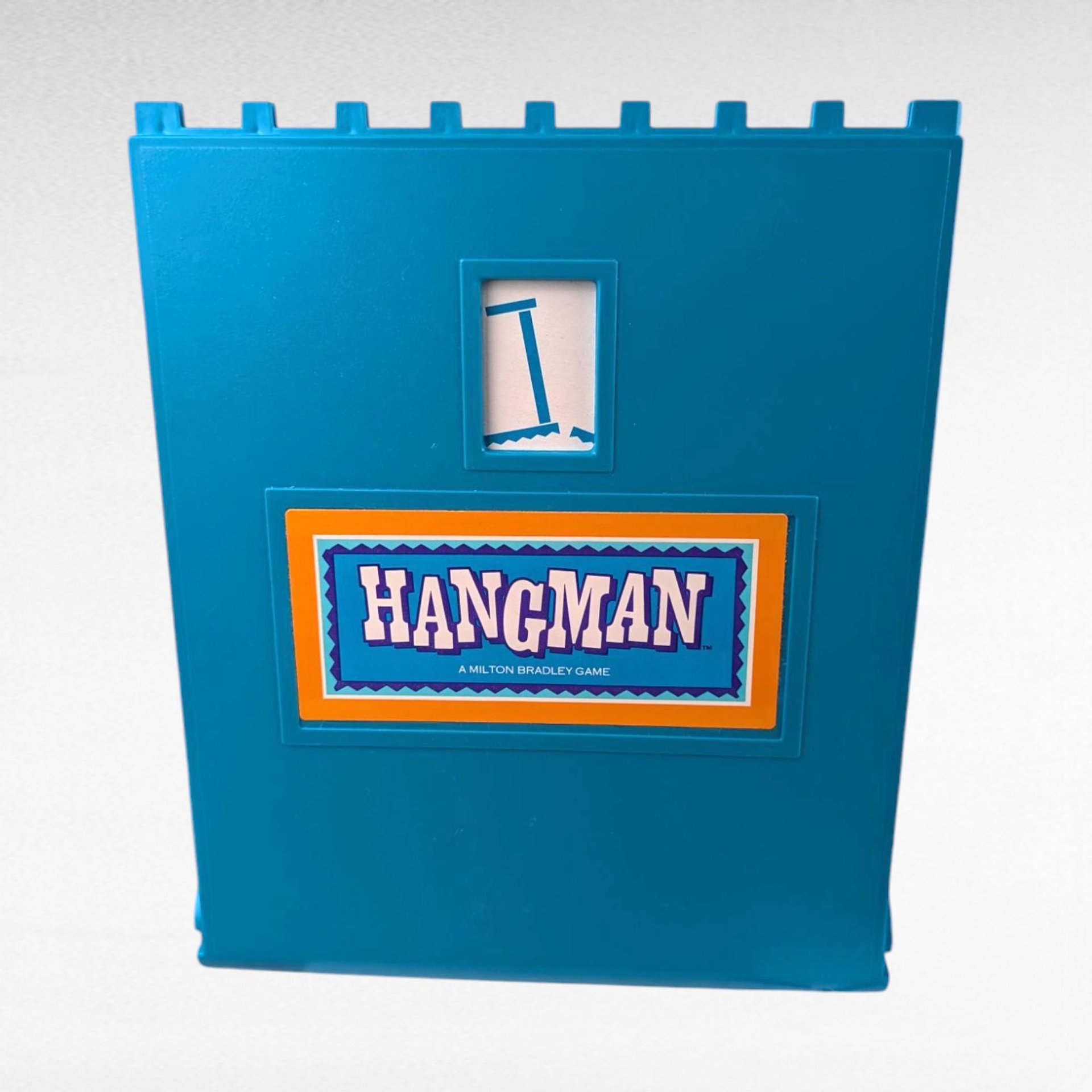 Vintage 1988 Hangman Board Game by Milton Bradley, Complete 80s Word Guessing Game, Family Game Night Toy