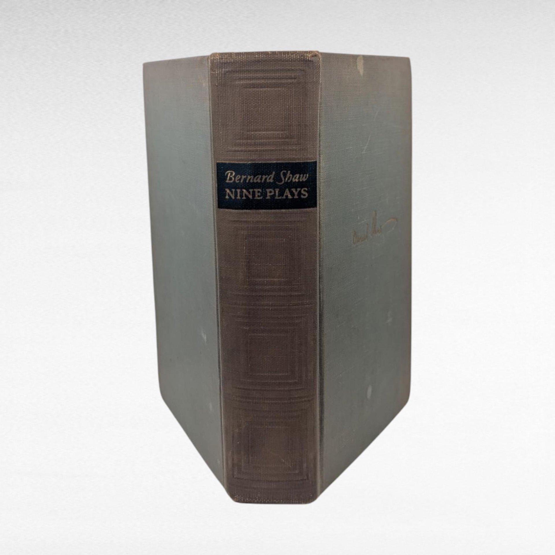 1931 Nine Plays, Bernard Shaw, Vintage Hardcover Book, Dodd Mead, Classic Theatre Collection