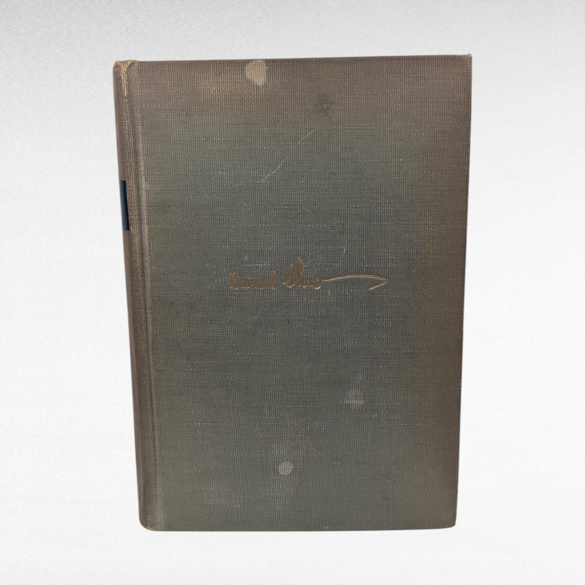 1931 Nine Plays, Bernard Shaw, Vintage Hardcover Book, Dodd Mead, Classic Theatre Collection