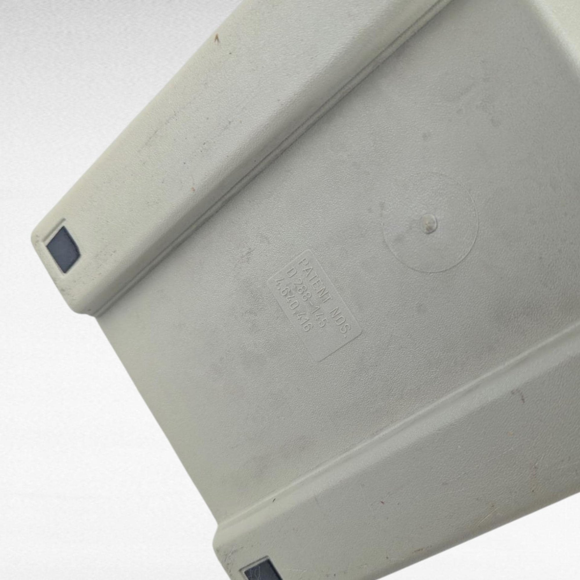 Vintage Amaray MediaMate 5.25 Inch Floppy Disk Storage Box, Smoked Lid, 5 Dividers, Computer Data Organizer, Tech Collector Gift