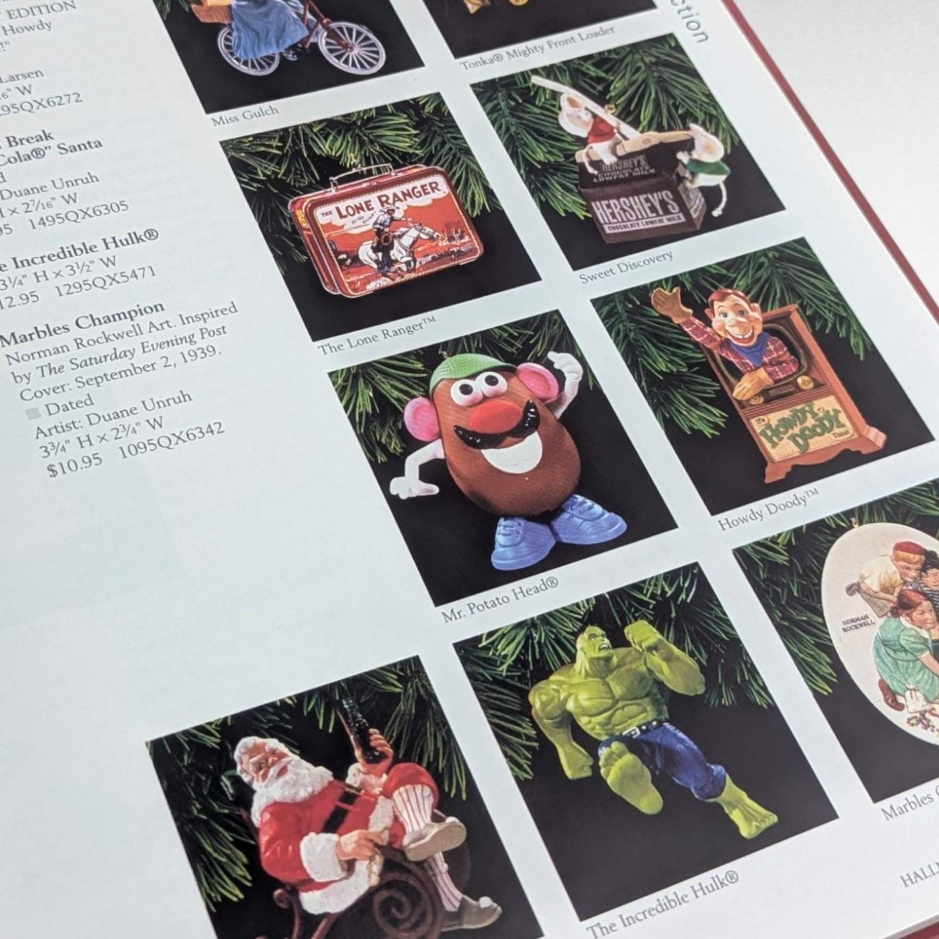 Hallmark Keepsake Ornaments Collector's Guide 1994-1998 Hardcover Book | 25th Anniversary Edition by Clara Johnson Scroggins