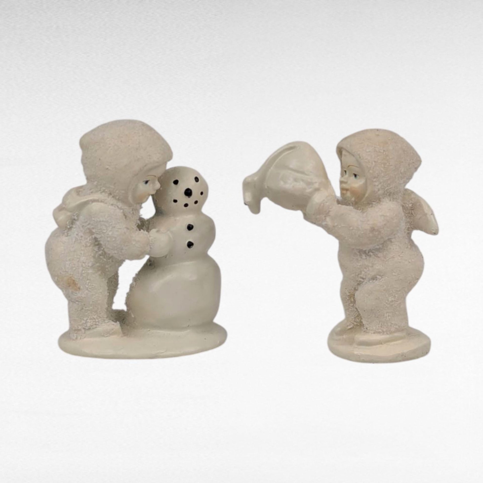 Vintage Dept 56 Miniatures: Snowbabies Pewter Figurines & Village Accessories - YOU CHOOSE - Collectible Christmas Decor With Box