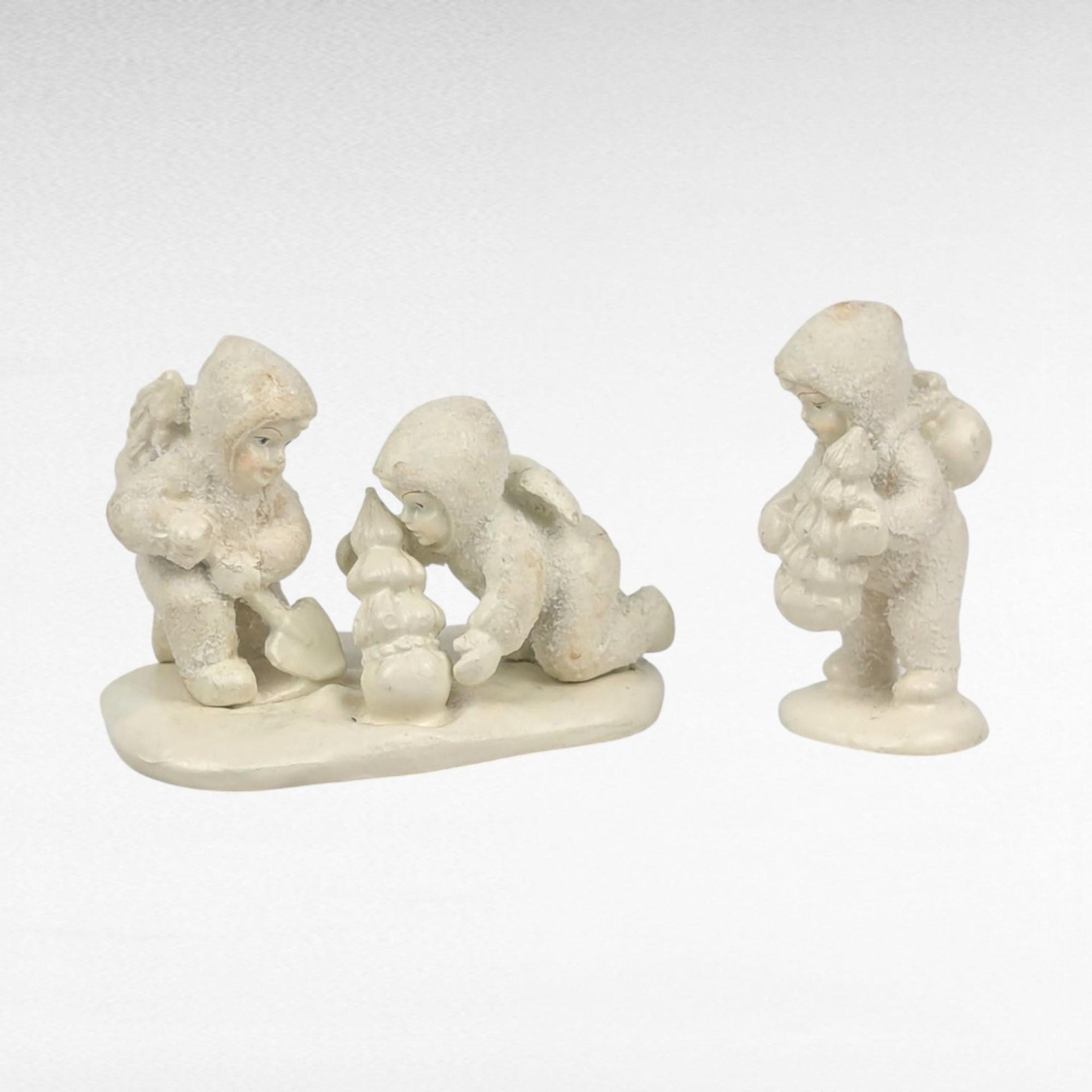 Vintage Dept 56 Miniatures: Snowbabies Pewter Figurines & Village Accessories - YOU CHOOSE - Collectible Christmas Decor With Box