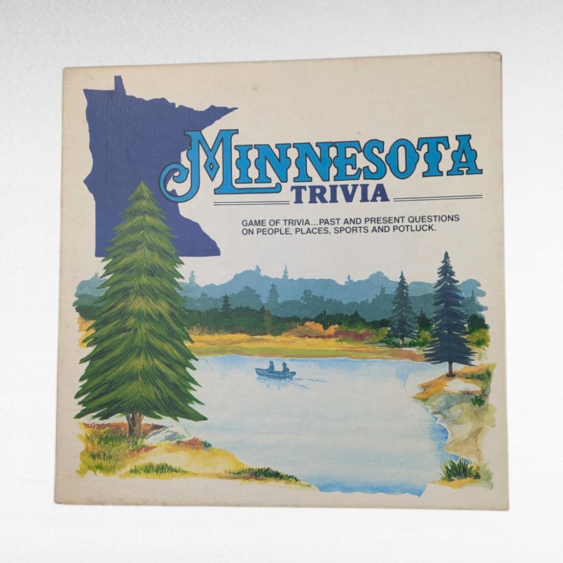 Vintage 1984 Minnesota Trivia Board Game, Complete, MN Themed Family Game Night