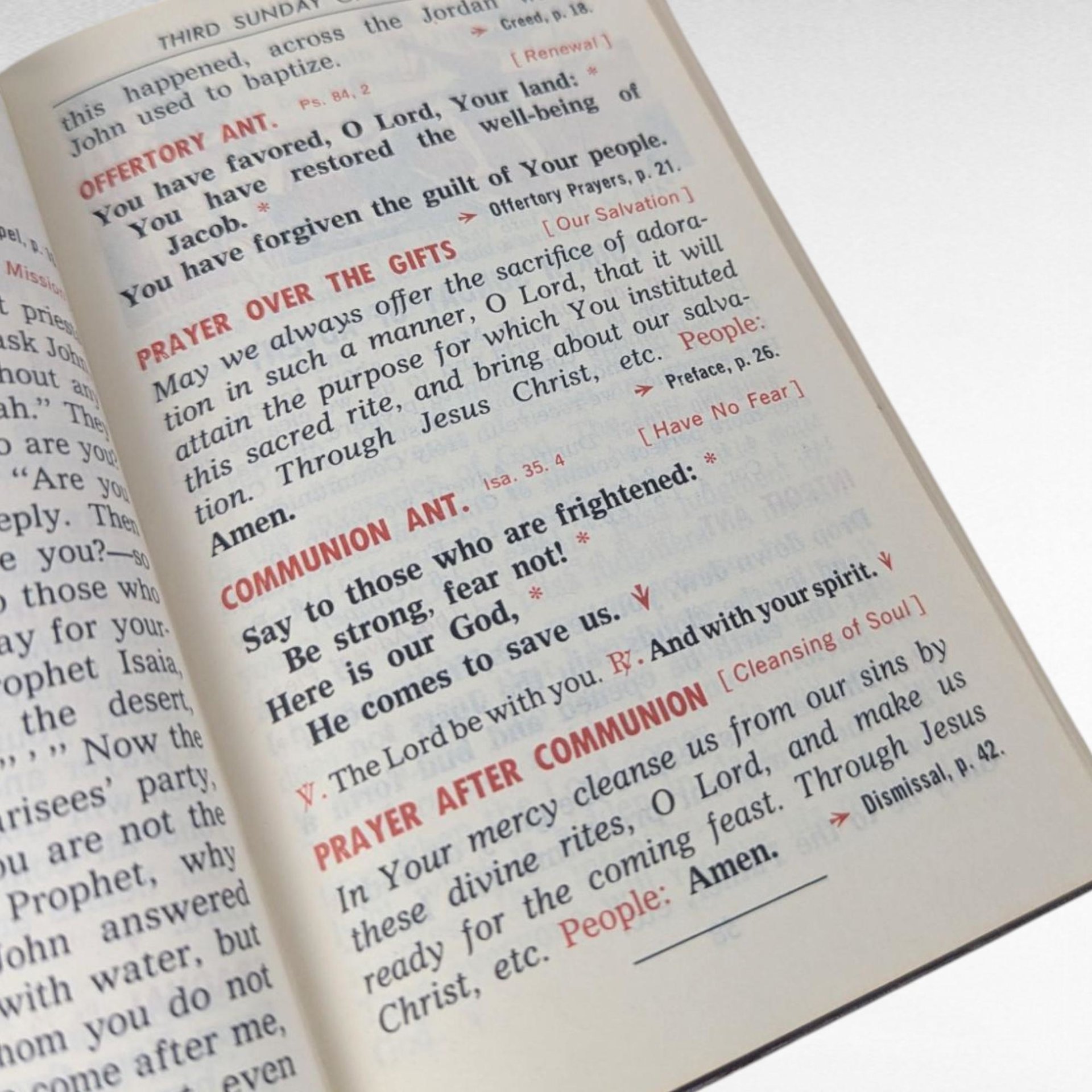 Vintage 1968 New Saint Joseph Sunday Missal Hymnal, Catholic Mass Book, English Liturgy, Vatican II Era