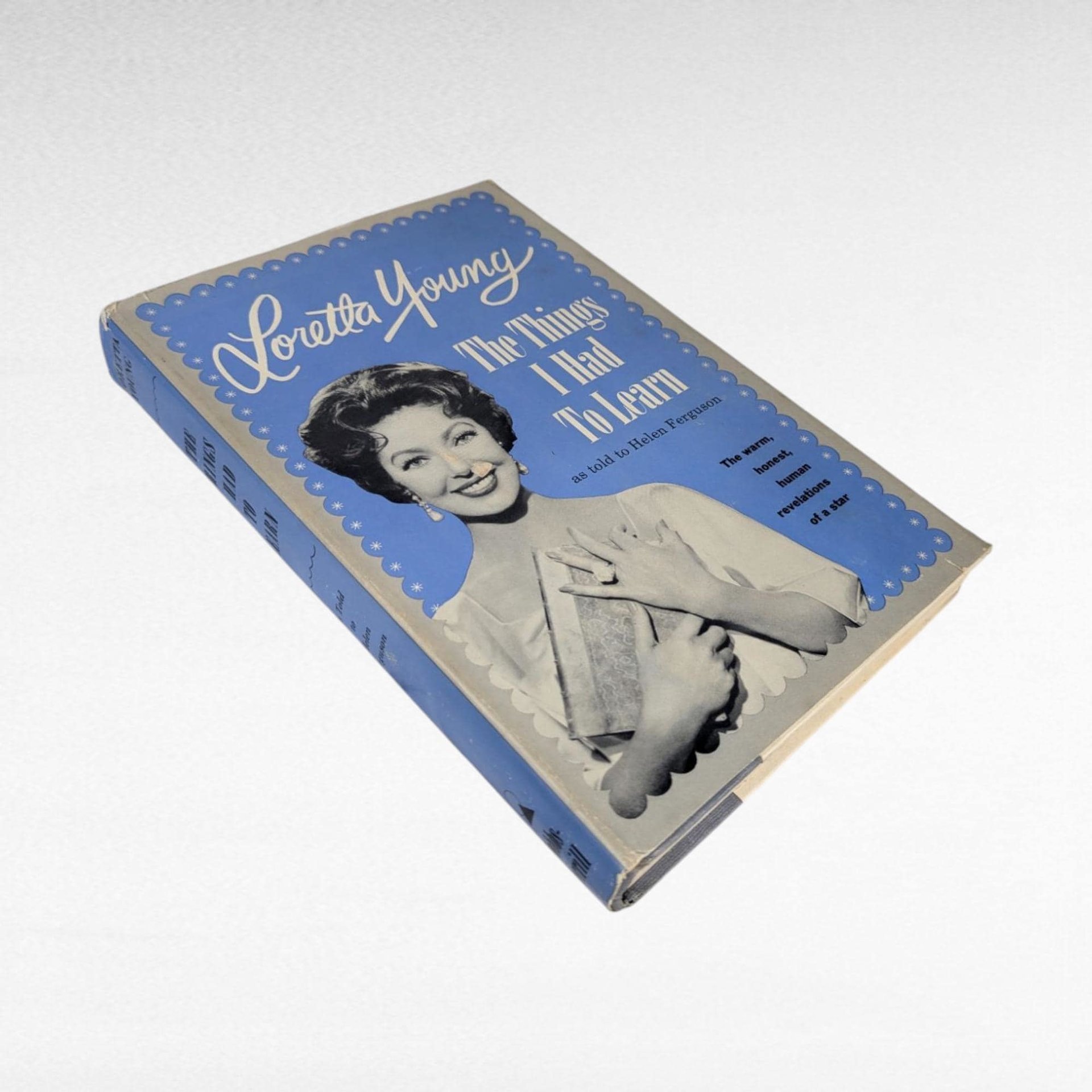 Vintage 1961 Loretta Young The Things I Had To Learn, Autobiography, HC, Hollywood Star Memoir, Classic Film