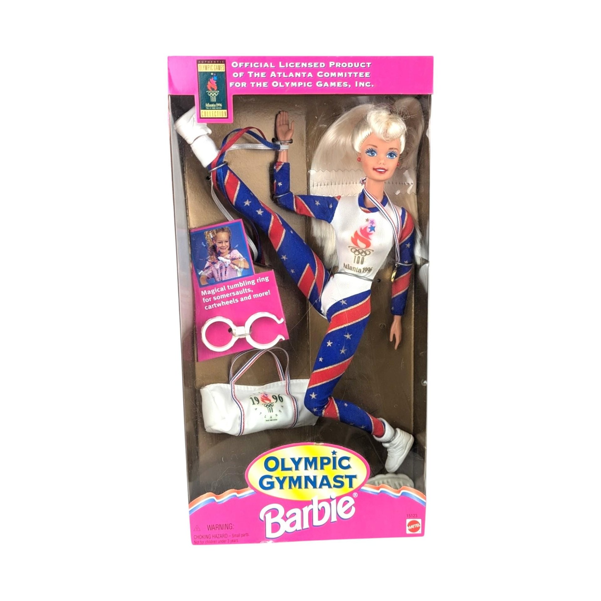 1995 Olympic Gymnast Barbie Doll, Vintage Barbie, Collectible Barbie, Olympic Barbie, Gift for Barbie Collector