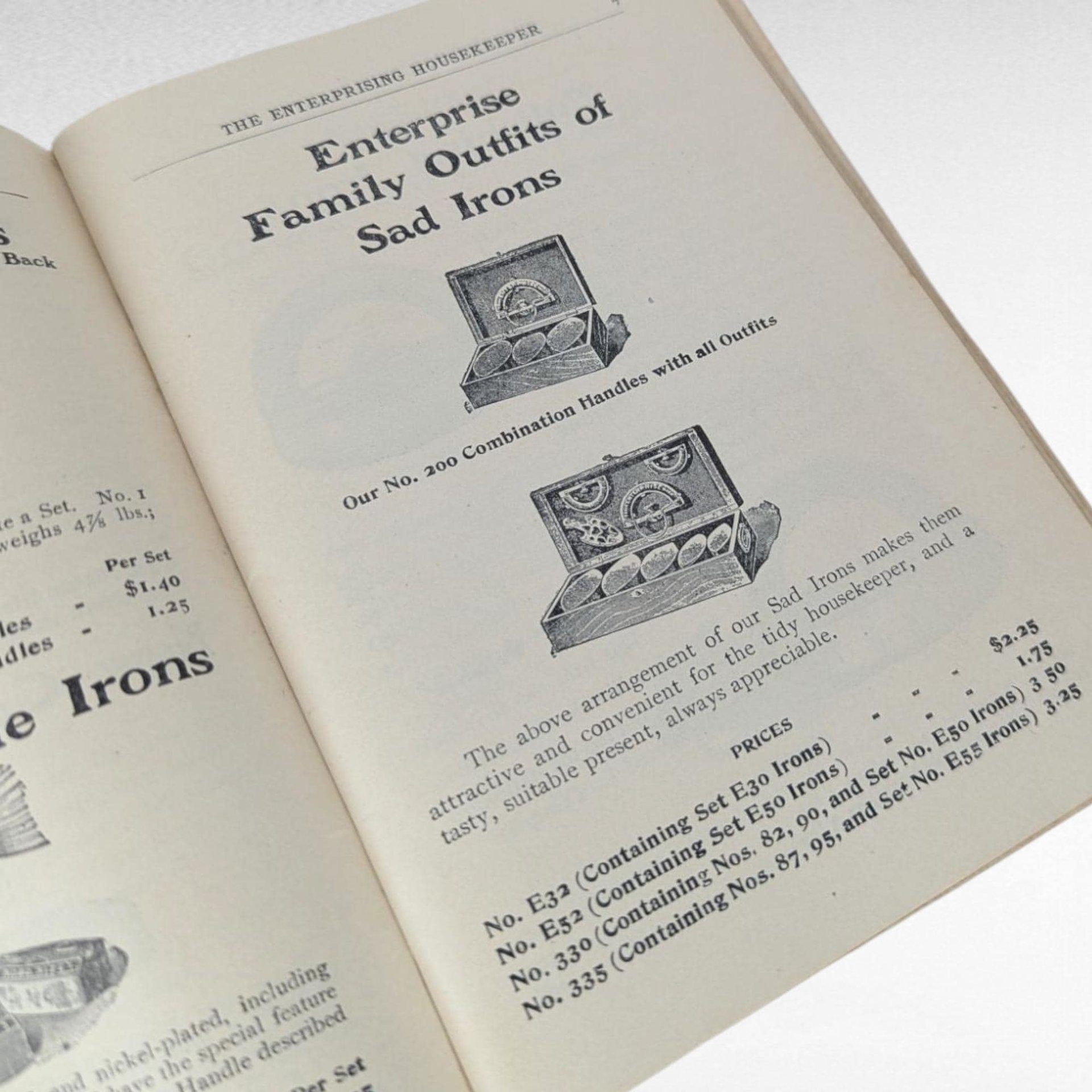 1902 Enterprising Housekeeper, Antique Cookbook, Helen Johnson Enterprise, Mfg Co PA, Advertising Recipes, Vintage Softcover Booklet