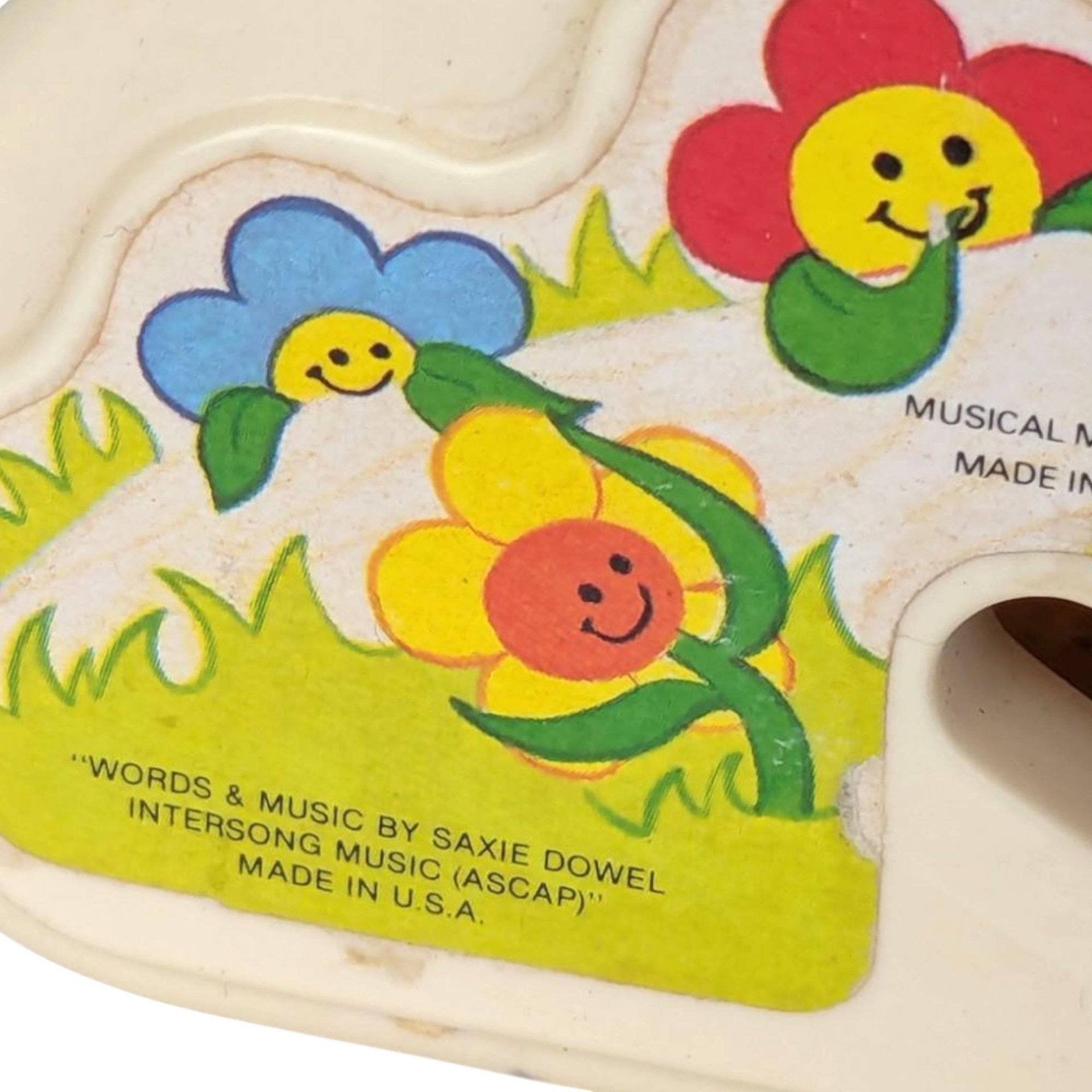 Vintage Fisher-Price Musical Activity Center, Crib Toy, Baby Activity Toy, 1970s Toy, Musical Toy, Baby Shower Gift, Nursery Decor