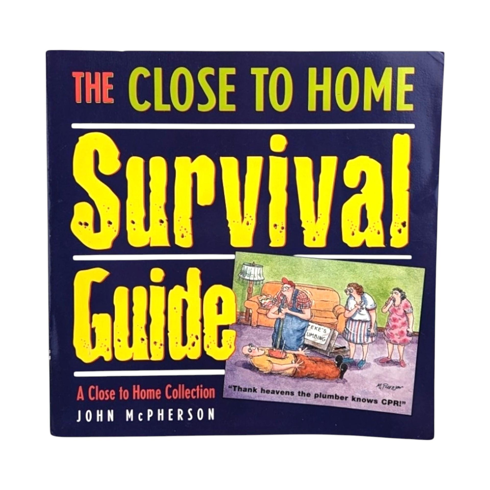 Close to Home Comic Book Pair by John McPherson, "Revisited" & "Survival Guide," Vintage Cartoon Humor, Gift for Comic Strip Fan