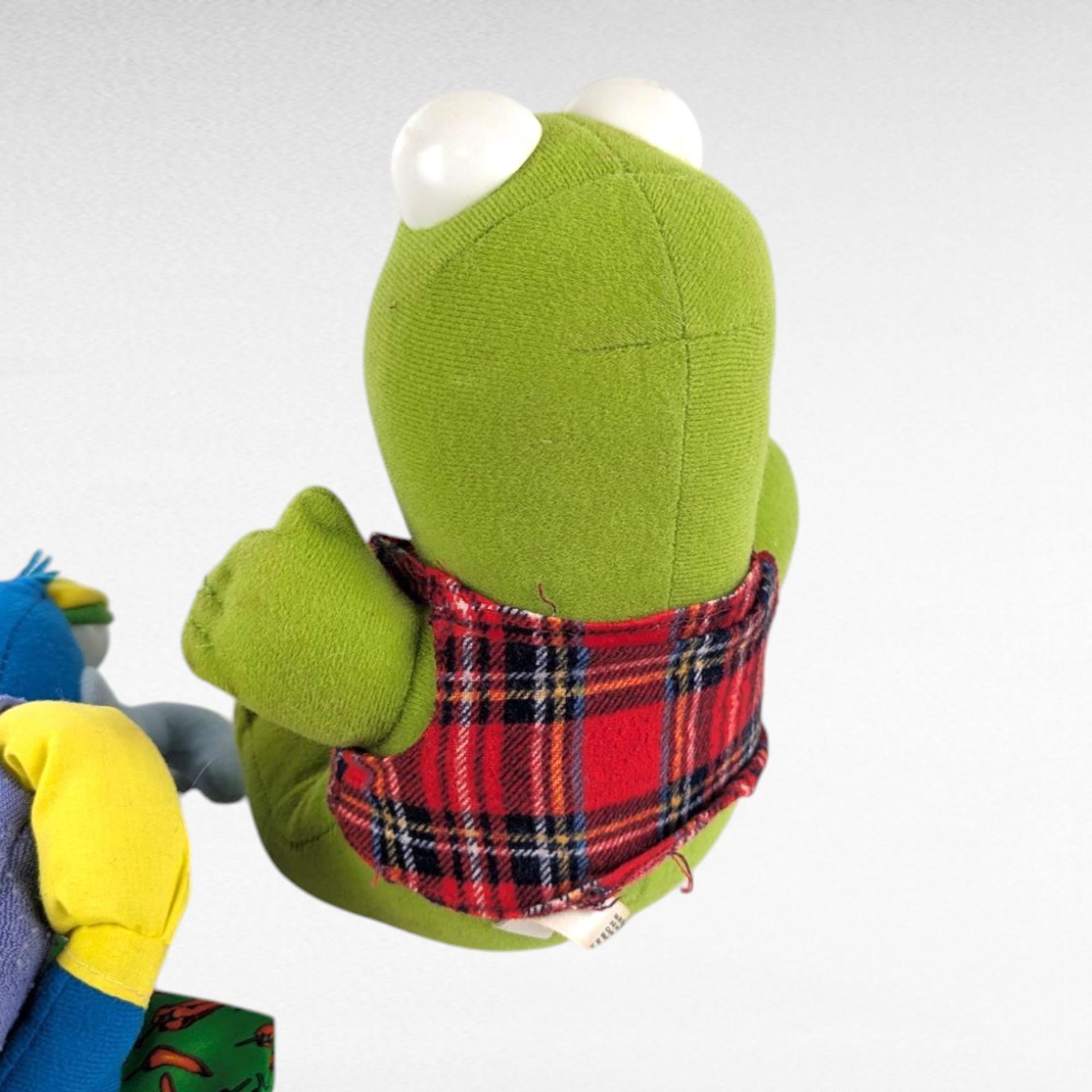 Vintage 1980s Muppet Babies Plush Toy Set, Jim Henson's Baby Gonzo and Baby Kermit the Frog Stuffed Animals, 80s Cartoon Collector Gift