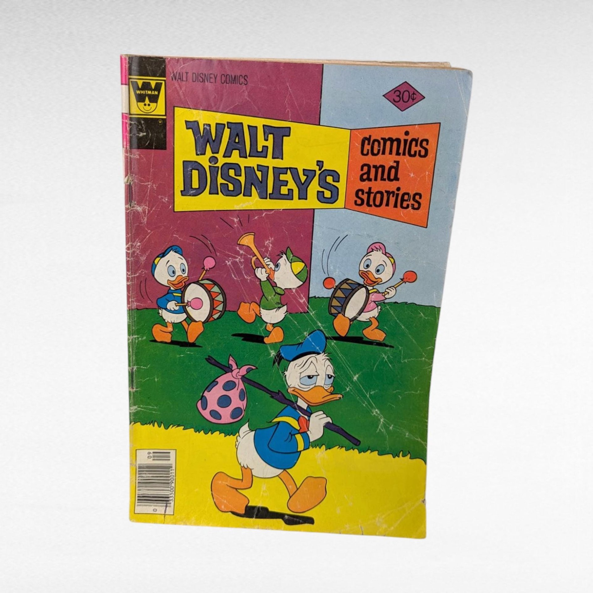 Vintage Disney Comics Lot of 2, Walt Disney's Comics and Stories 444 & Chip 'n' Dale 50, 1970s Donald Duck Comic Book Set, Gold Key Whitman