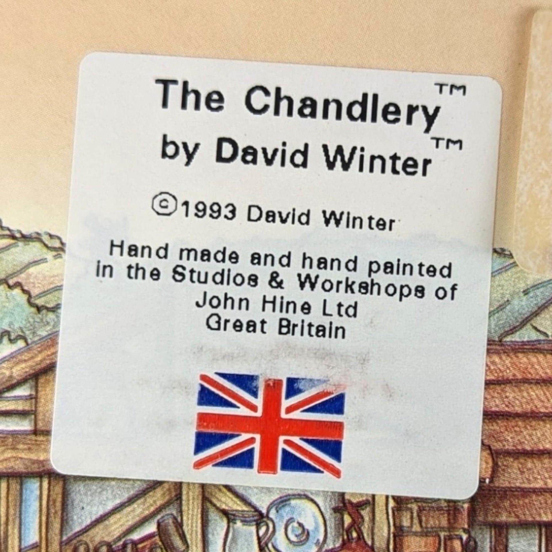 1993 David Winter Cottage "The Chandlery" | Signed | with COA and Original Box