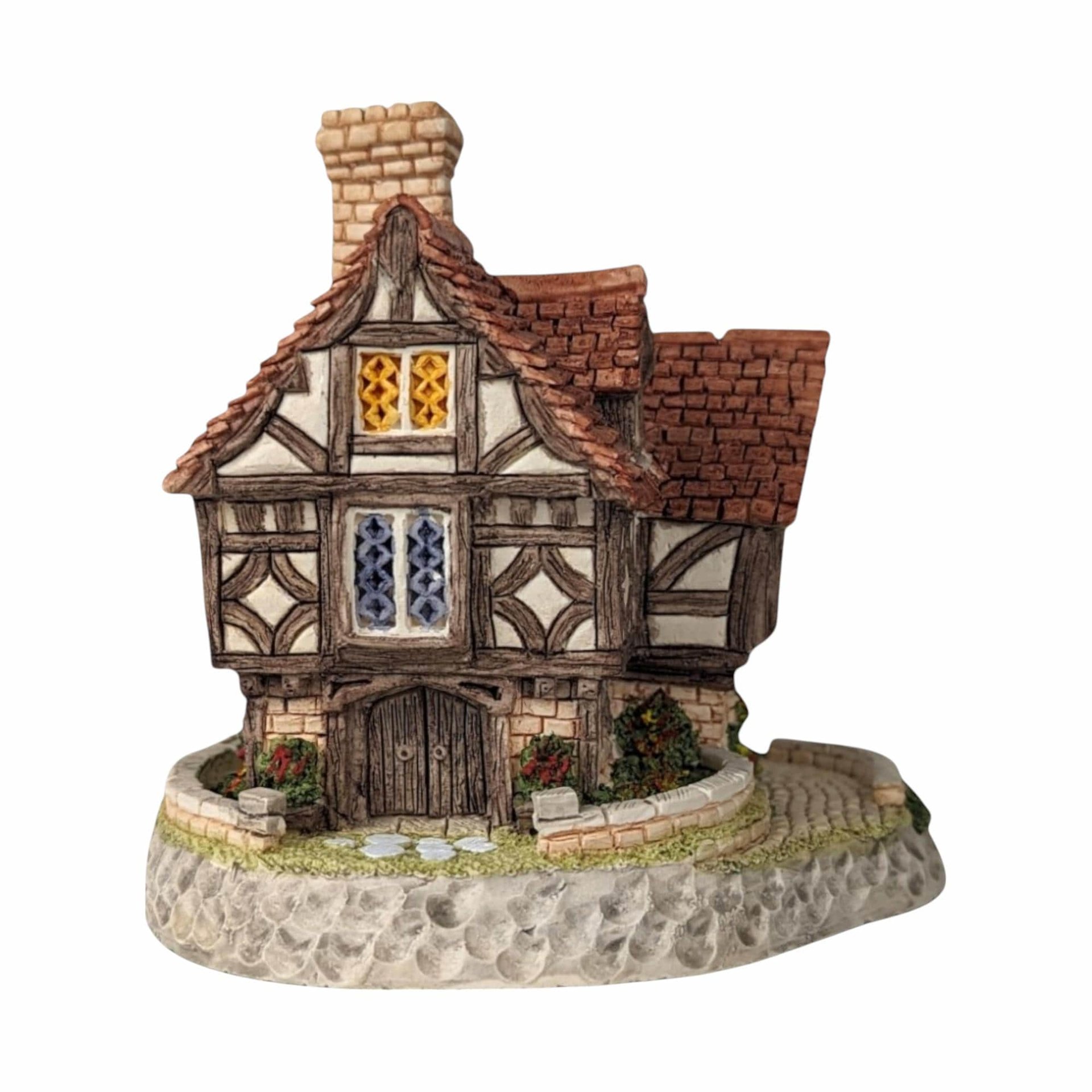 1993 David Winter Cottage "The Hall" | with COA and Original Box | Vintage Collectible