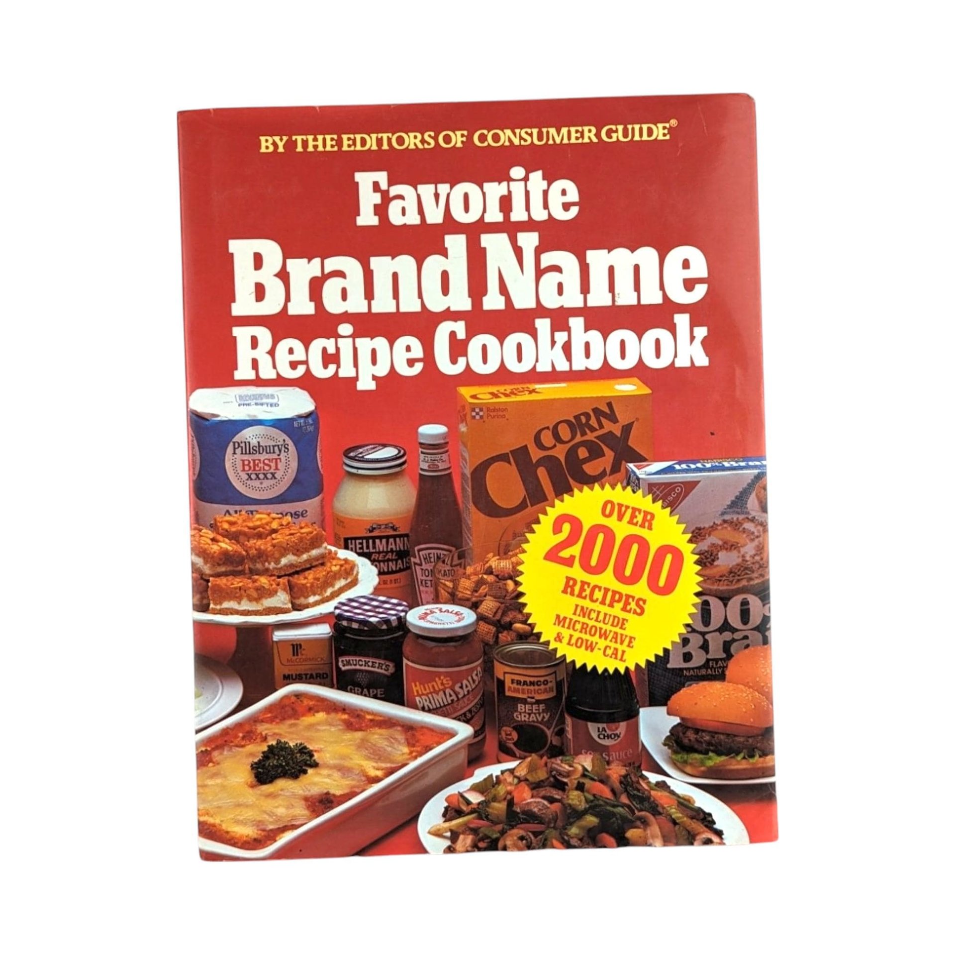 Vintage Favorite Brand Names Cookbook Pair, 1981 Recipe Book, 1996 Casserole Cookbook, Over 2000 Recipes, Retro Kitchen, Gift for Home Cook