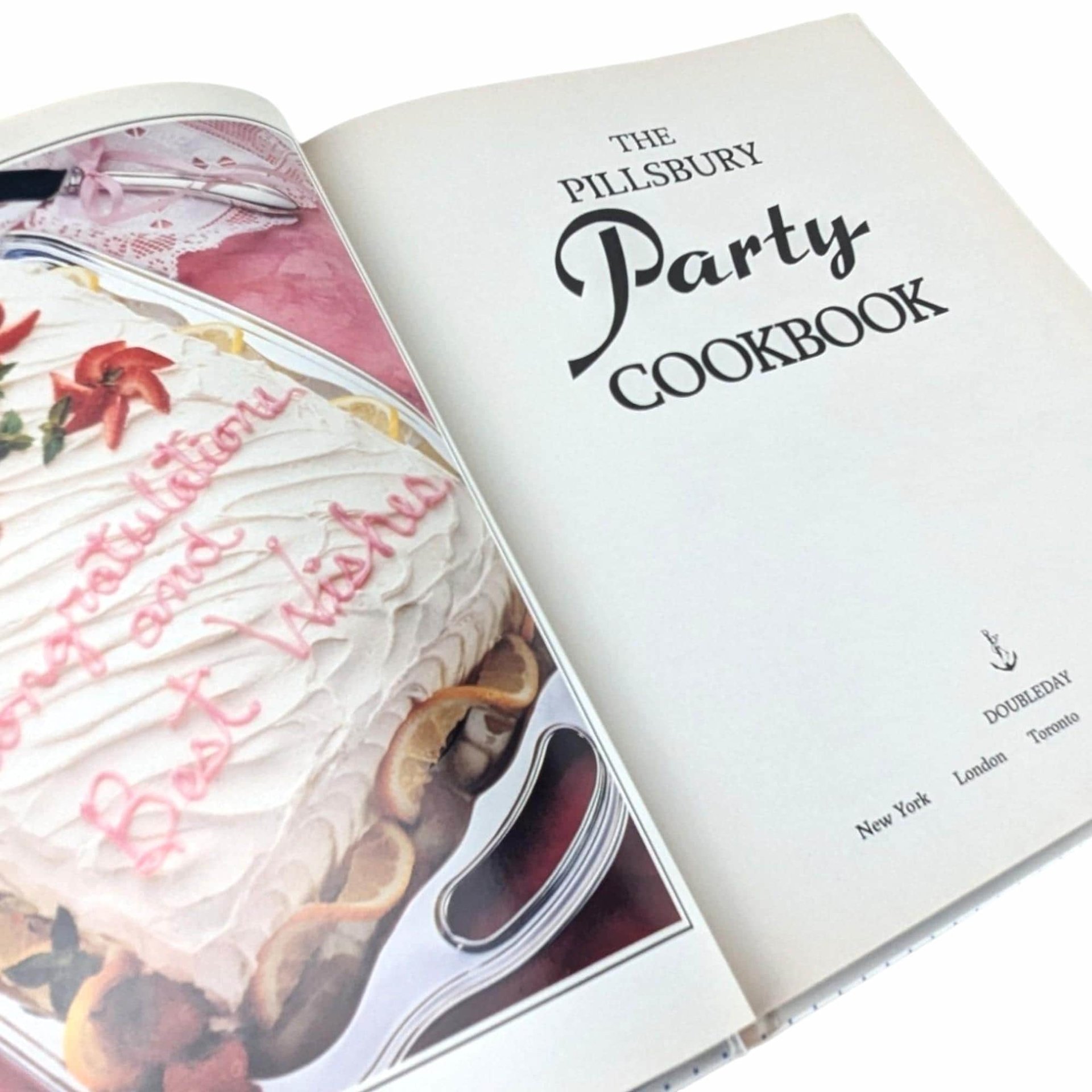 Vintage Favorite Brand Name Cookbook Trio - 1980s & 90s Recipe Books - Pillsbury Party, Easy Cooking, Farmer's Market Recipes