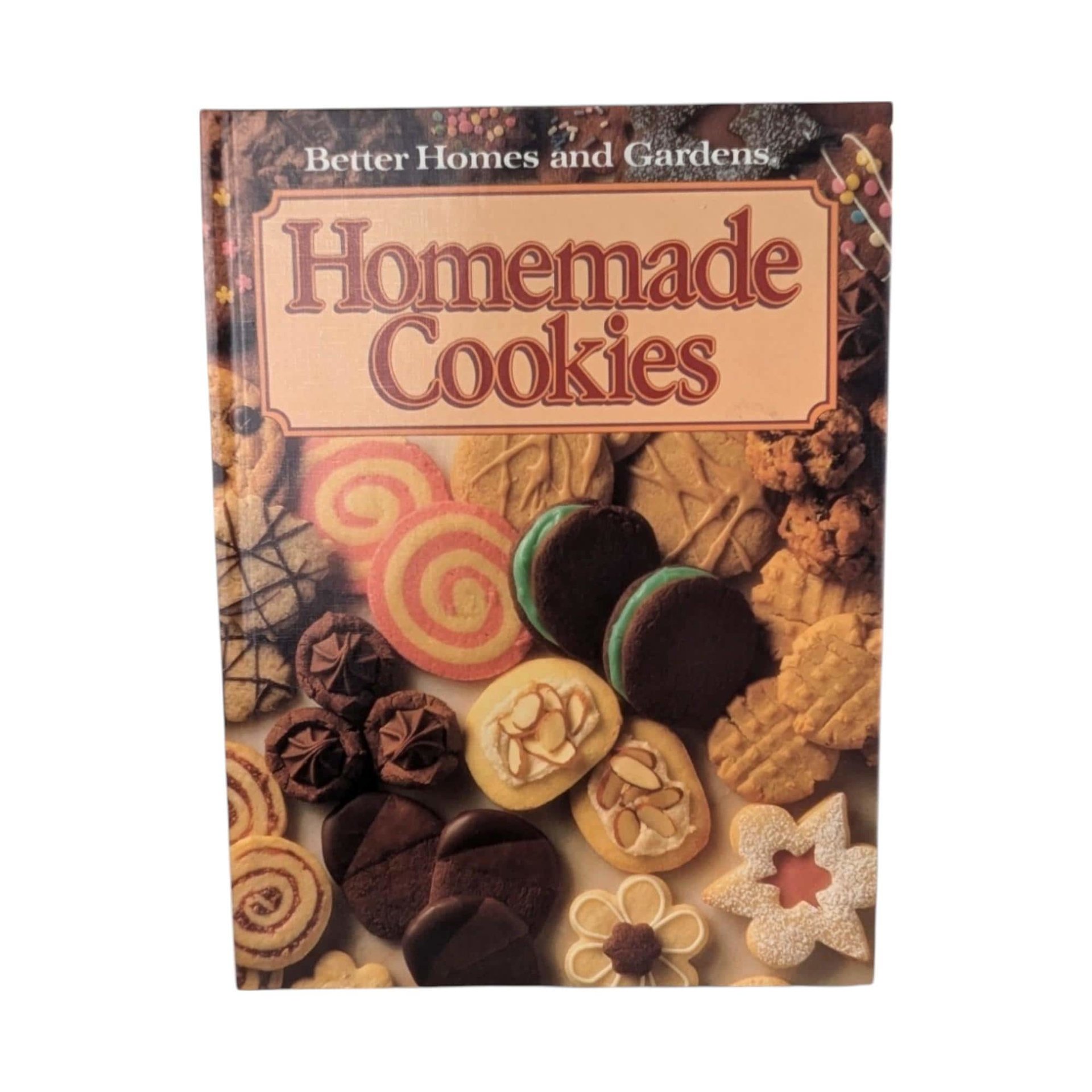 Vintage Better Homes and Gardens Dessert Cookbook Pair - Homemade Holidays & Cookies, 1990s Recipes, Retro Baking