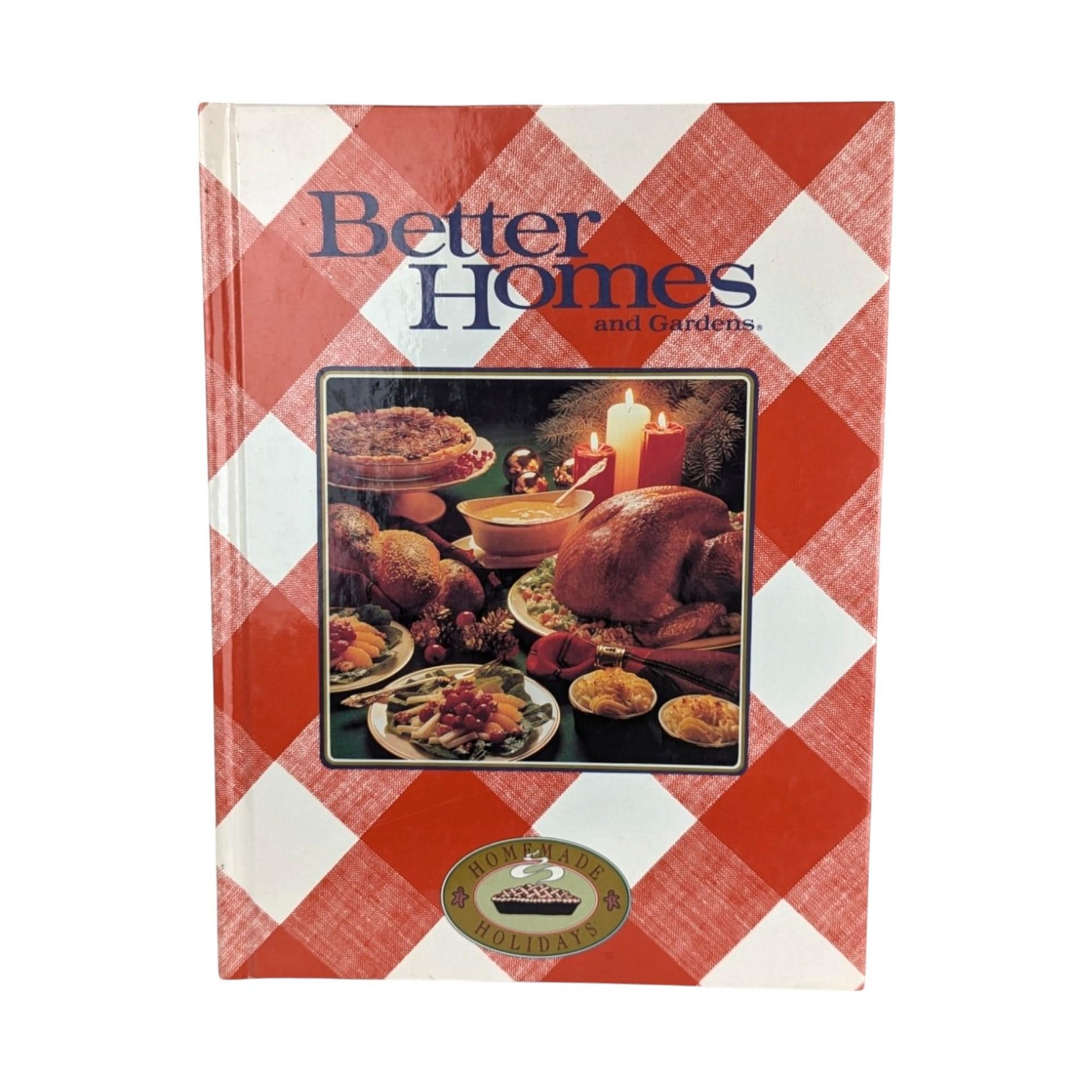 Vintage Better Homes and Gardens Dessert Cookbook Pair - Homemade Holidays & Cookies, 1990s Recipes, Retro Baking