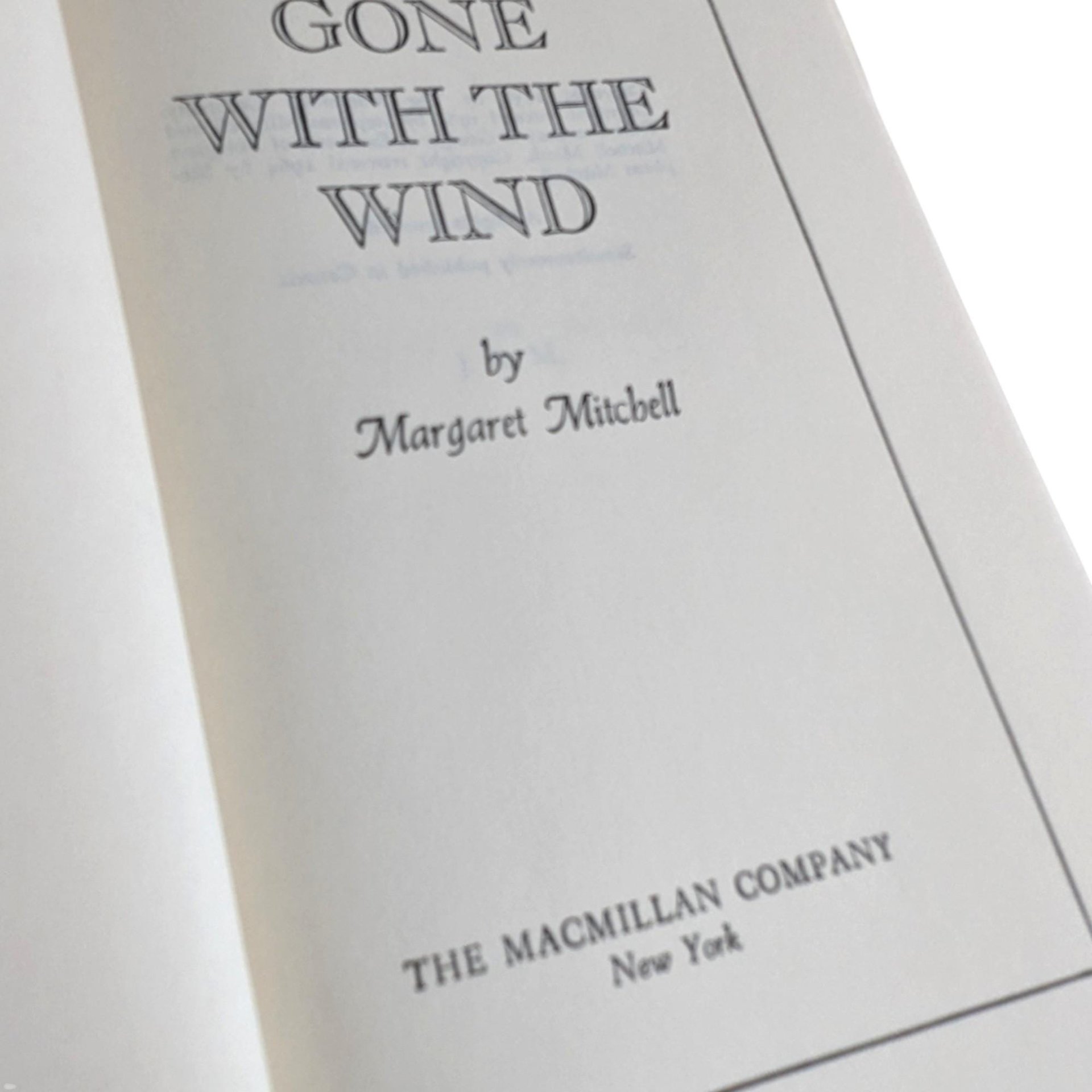 1964 Gone With The Wind Hardcover | Margaret Mitchell | Vintage Classic Novel